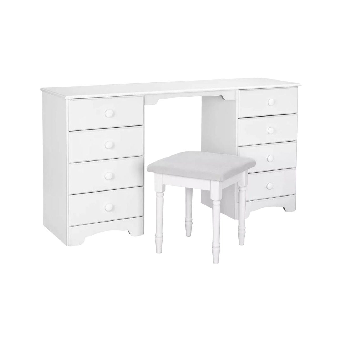 dynamic24 Schreibtisch, Schminktisch mit Hocker Bürotisch günstig online kaufen