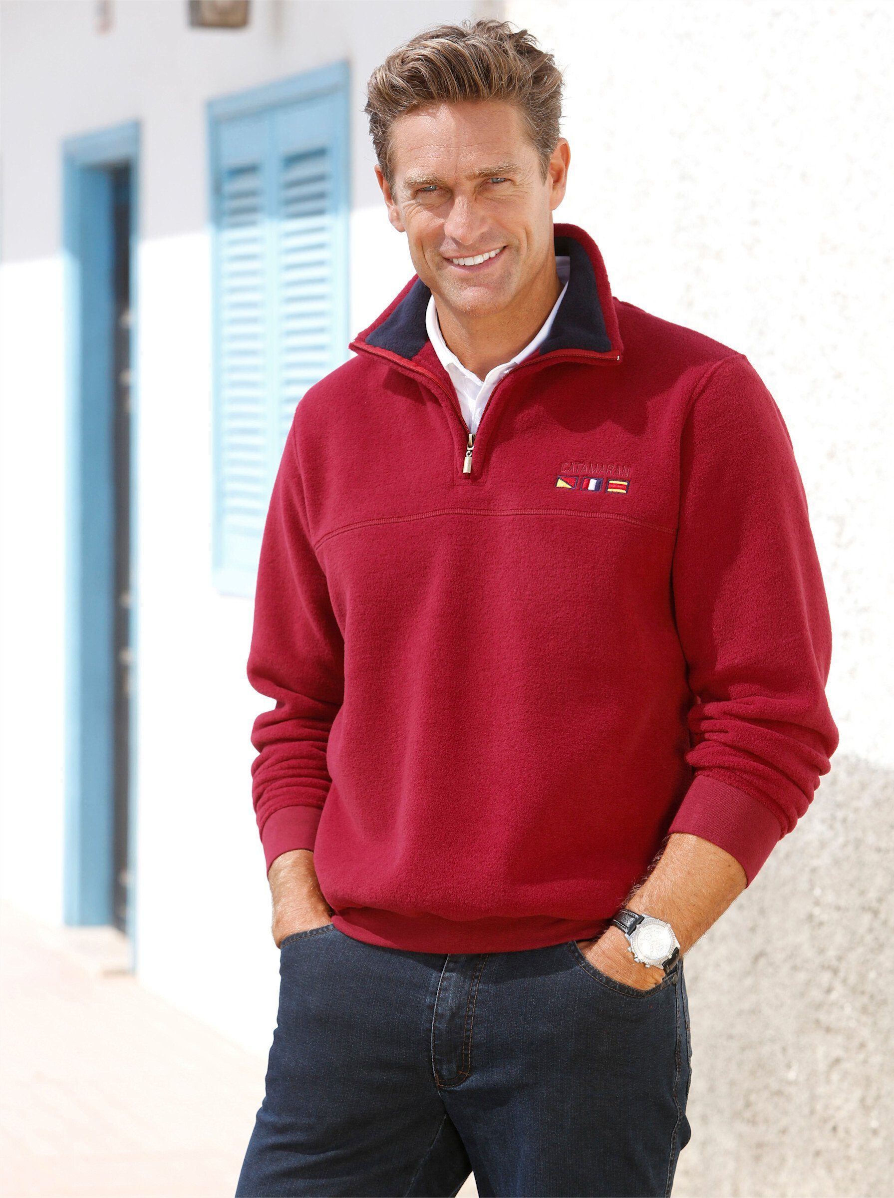 Witt Fleeceshirt Fleecepullover Langarm