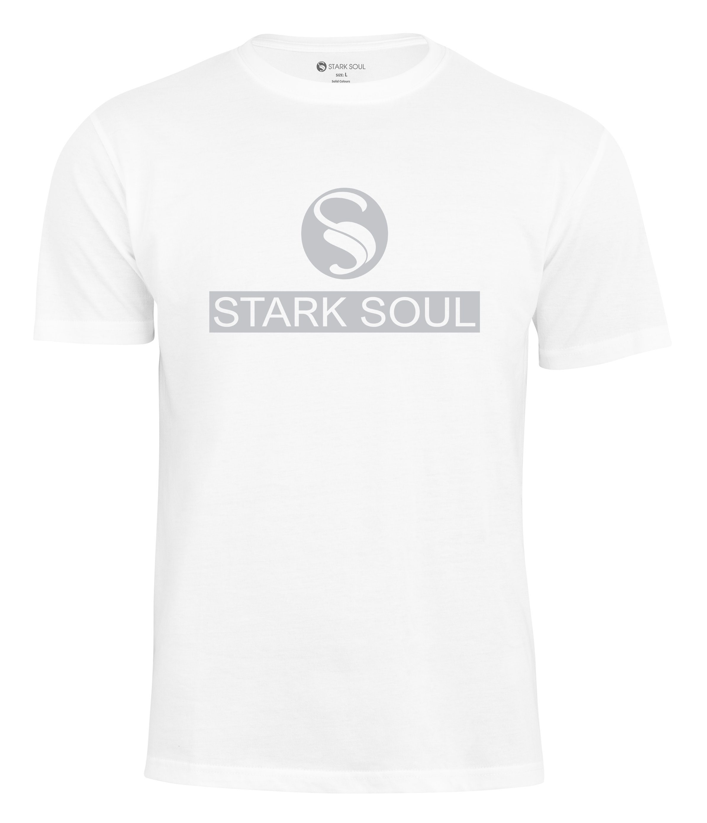 Soul® "STARK Weiß Logo T-Shirt mit Stark SOUL" T-Shirt
