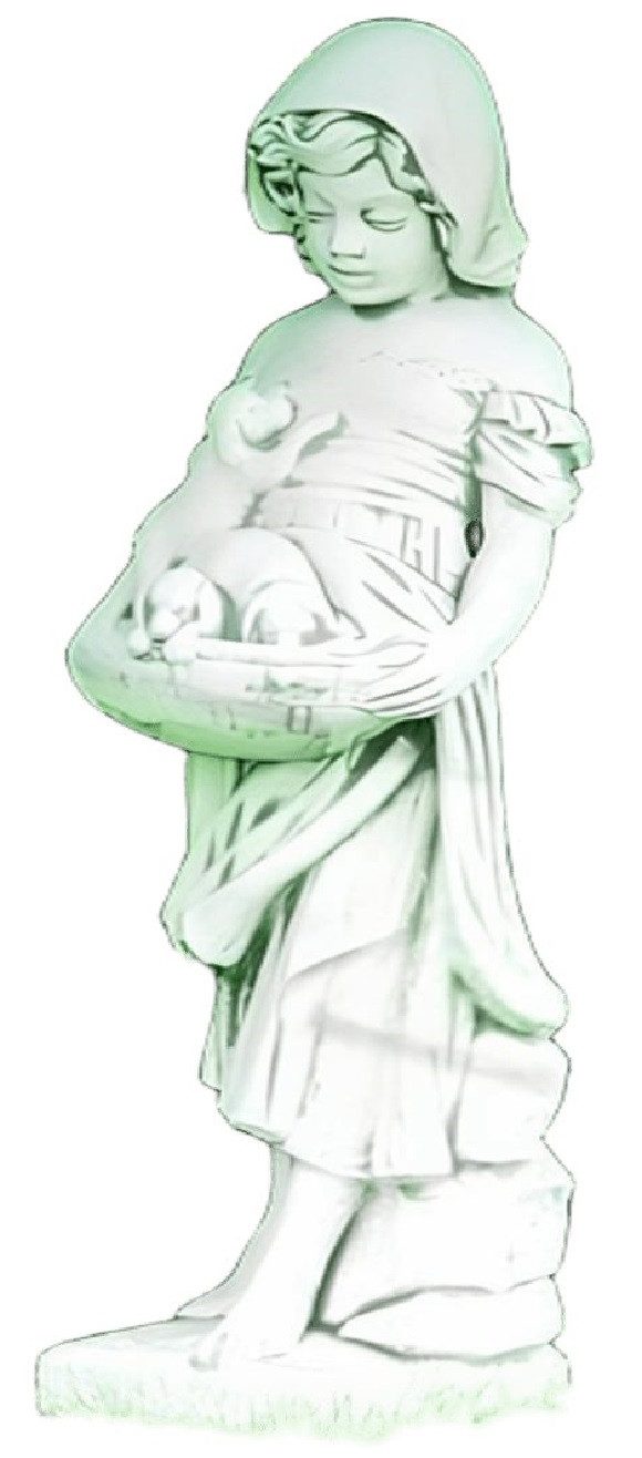 Xlmoebel Gartenfigur Neu 313: Garten Dekoration Mädchenfigur Skulptur Statue 120cm groß, (Artikel 313), Hergestellt in Europa