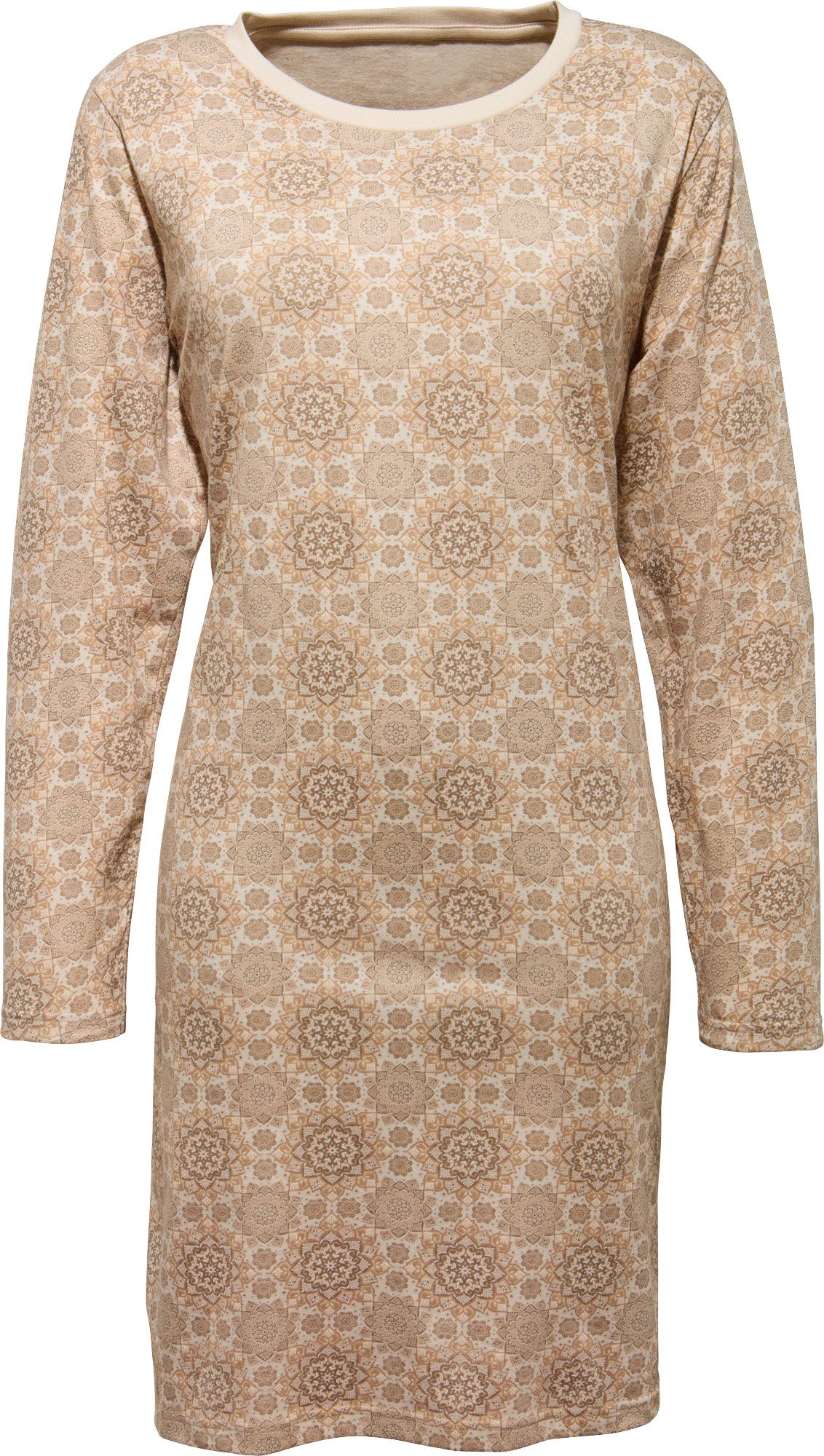 REDBEST Nachthemd Damen-Nachthemd Single-Jersey gemustert günstig online kaufen