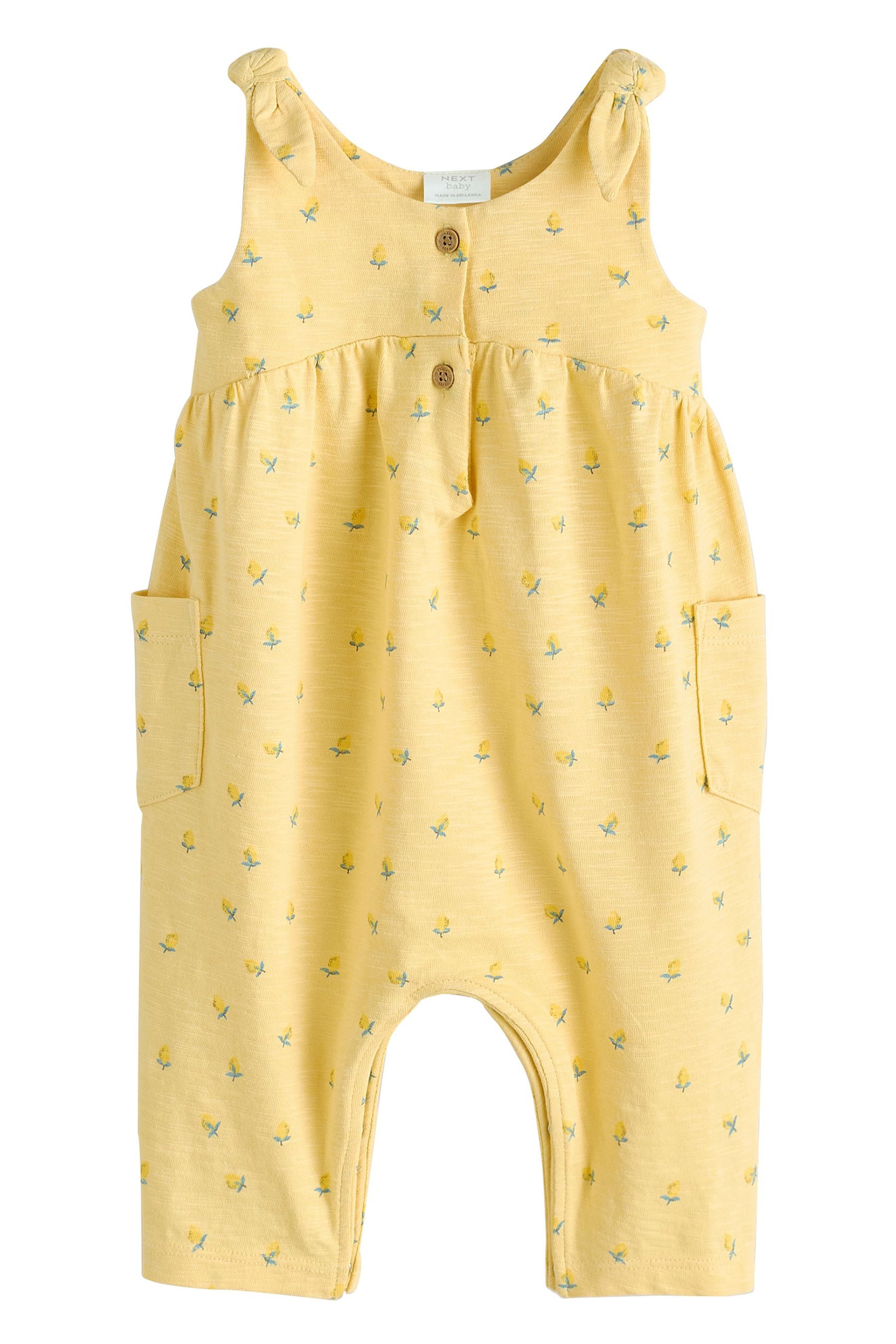 Strampler Babystrampler mit langem Bein aus 100 % Baumwolle