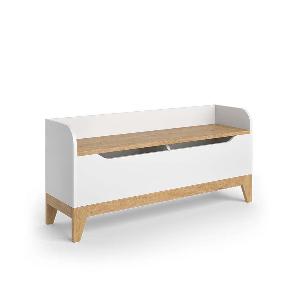 VitaliSpa® Bücherregal Malia, Weiß/Eiche, 107.2 x günstig online kaufen
