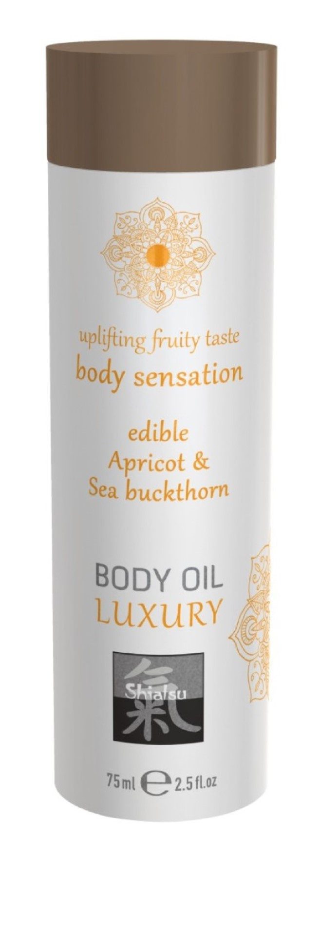 Gleit- & Massageöl 75 ml - SHIATSU Edible body oil Apricot & Sea Buckthorn 75ml