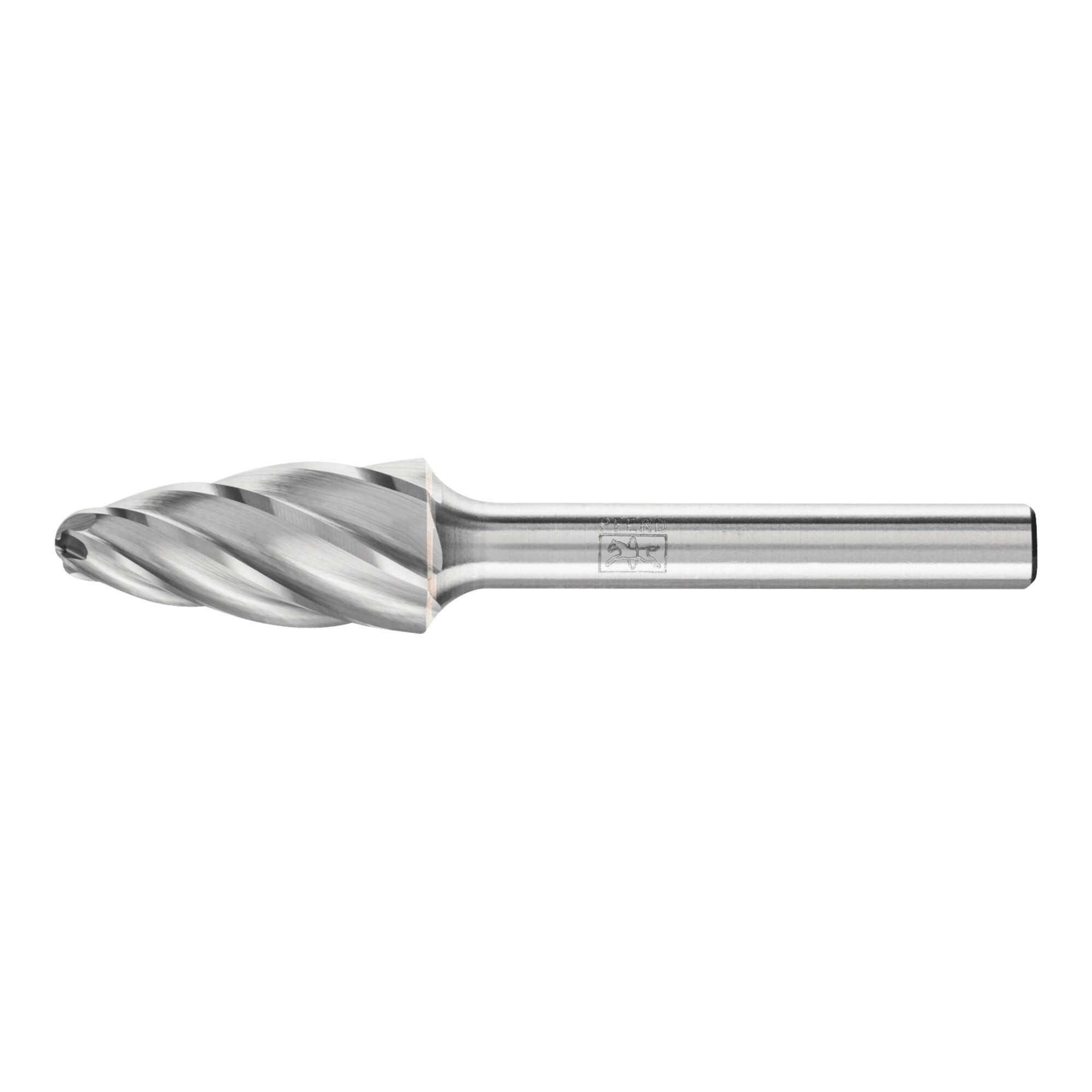 Pferd Fräser-Set PFERD TOOLS Hartmetall Hochleistungsfrässtift ALU Rundbogen RBF Ø 12x2