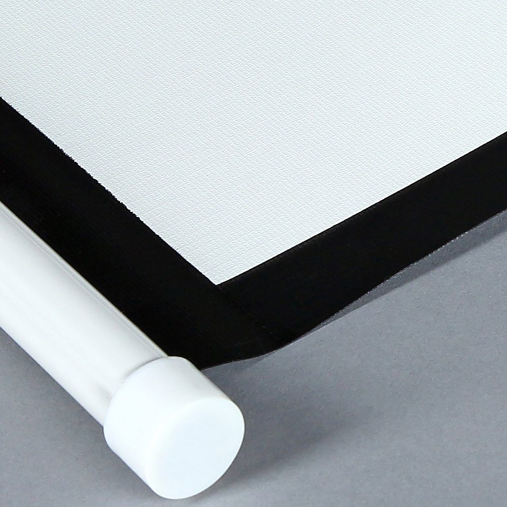 Mucola Beamerleinwand 120" Leinwand 244x182 Beamer FFB Heimkino 16:9 4:3 1:1 Rolloleinwand (Besseres Kontrastverhältnis)