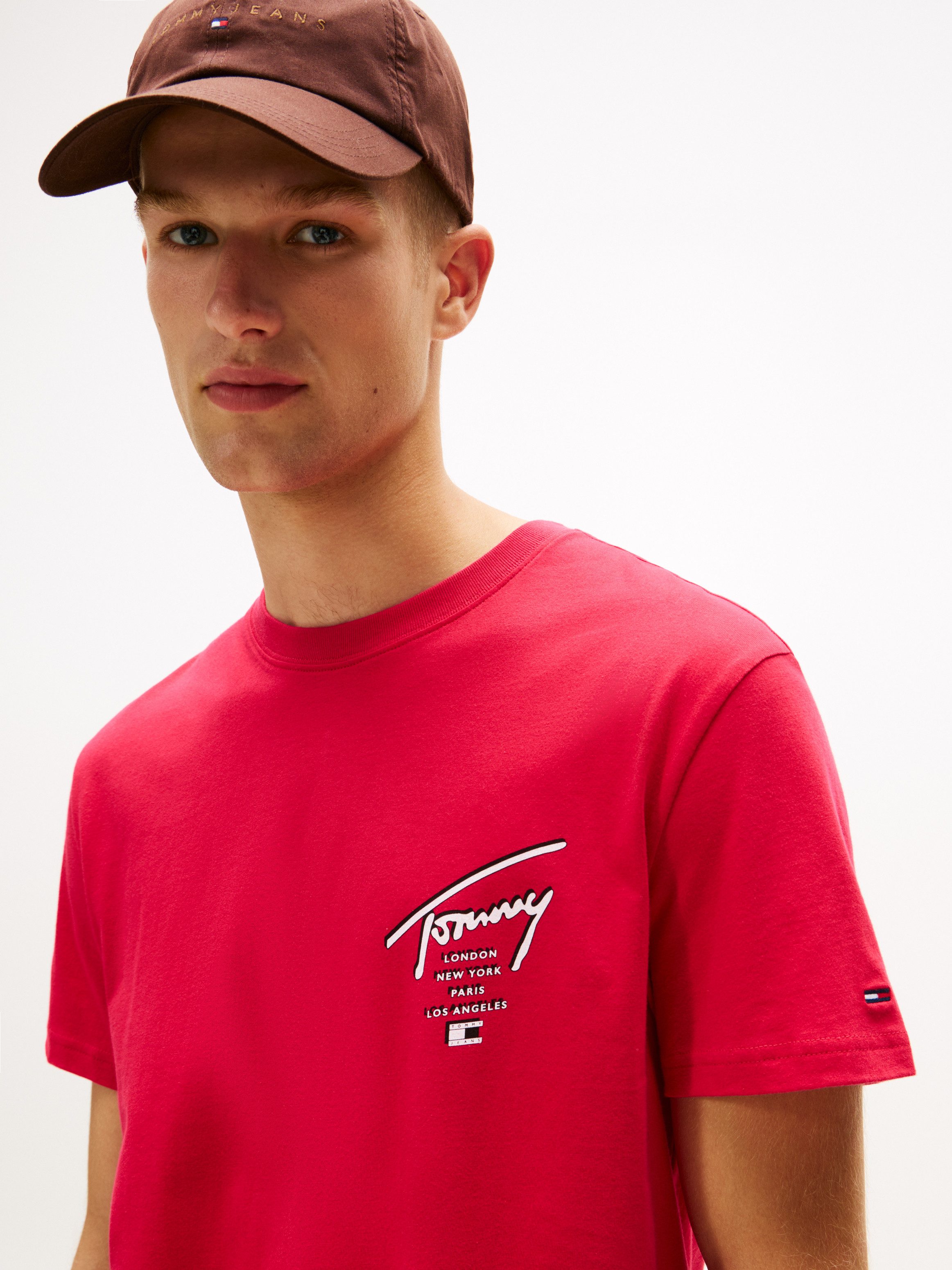 Tommy Jeans T-Shirt TJM SIGN CITY günstig online kaufen