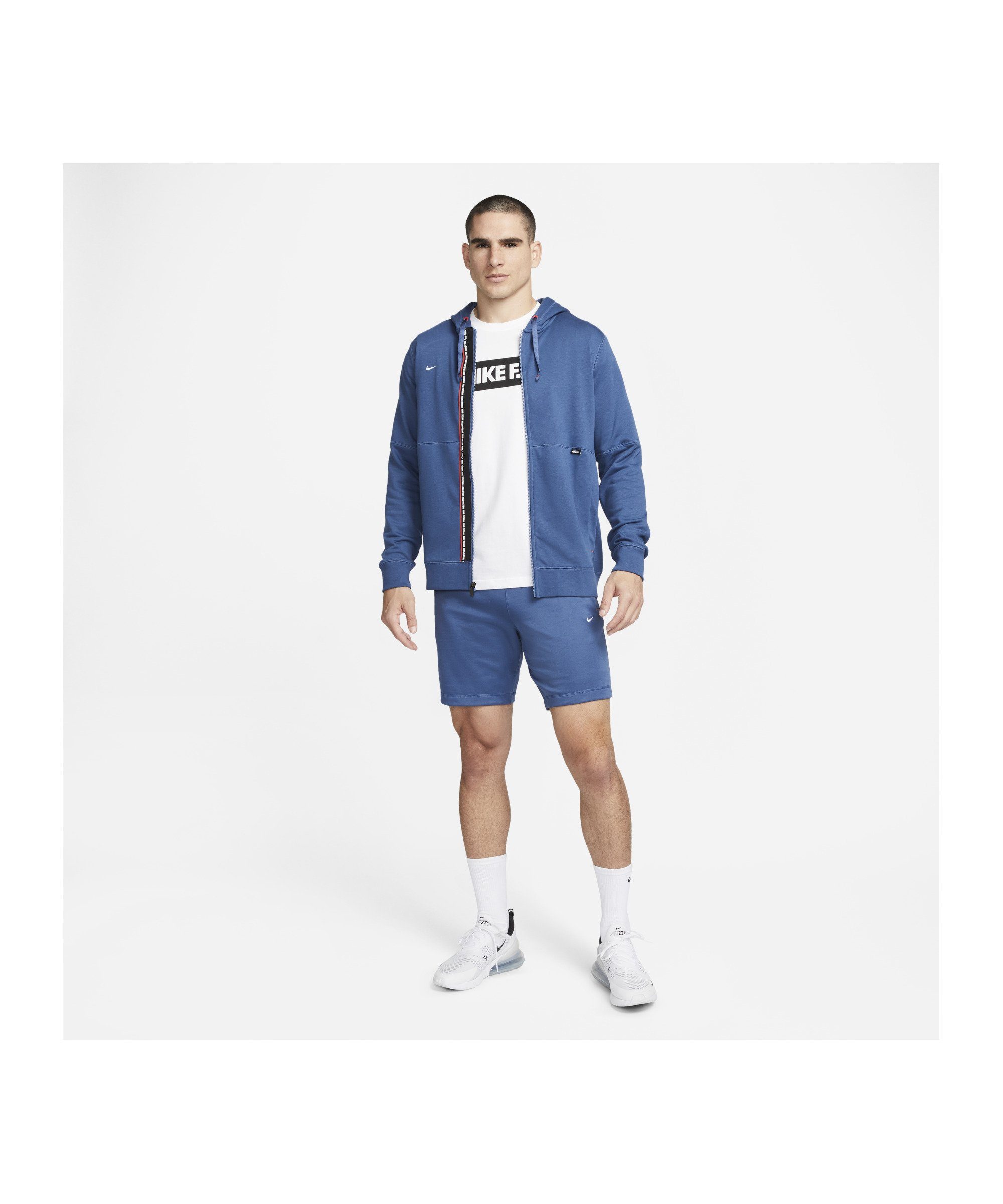 F.C. Tribuna Sweatjacke Sportswear blaurotweiss Kapuzenjacke Nike