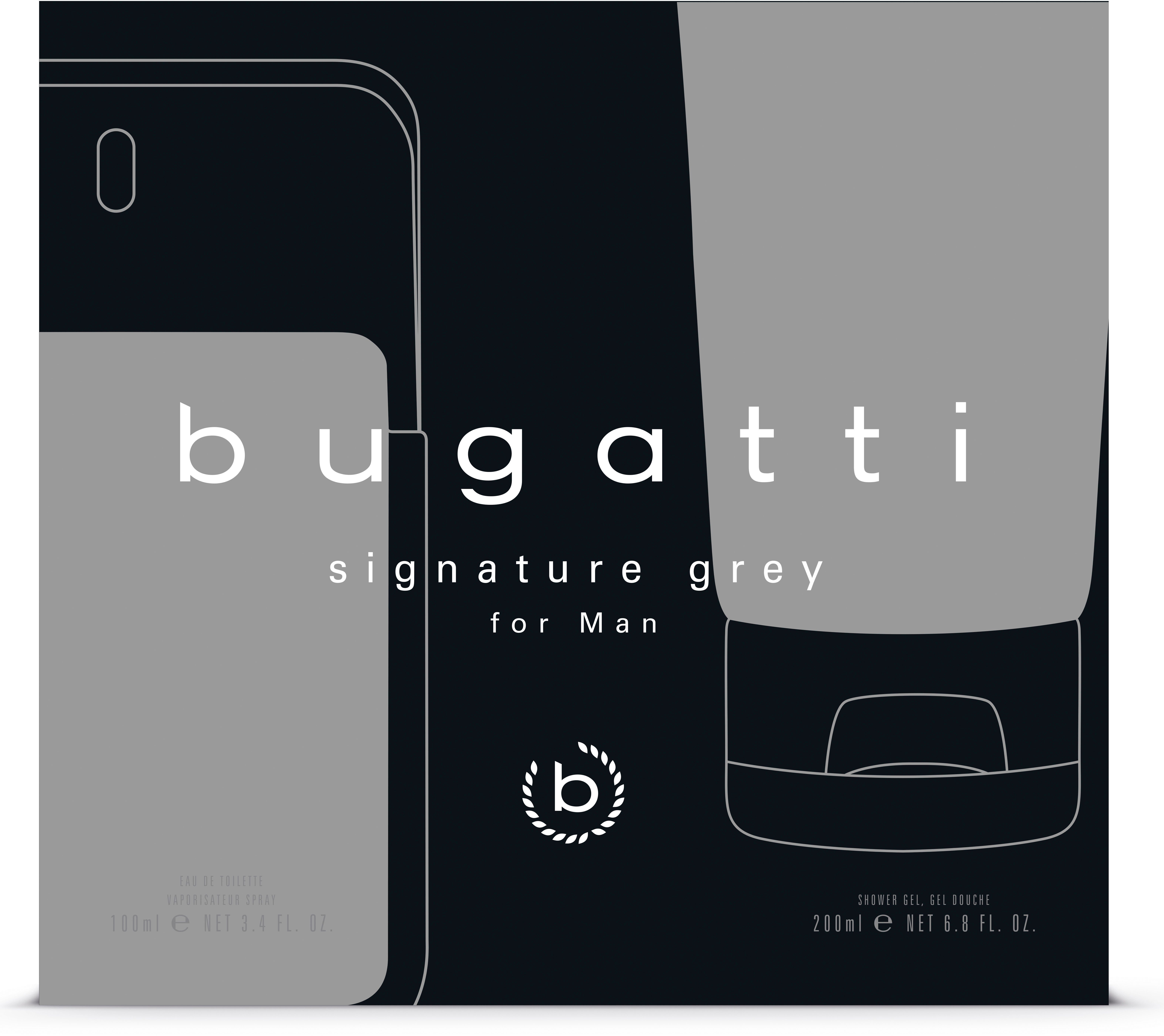 signature bugatti bugatti + SG, 100ml man de grey Eau ml 200 Toilette 2-tlg. GP EDT