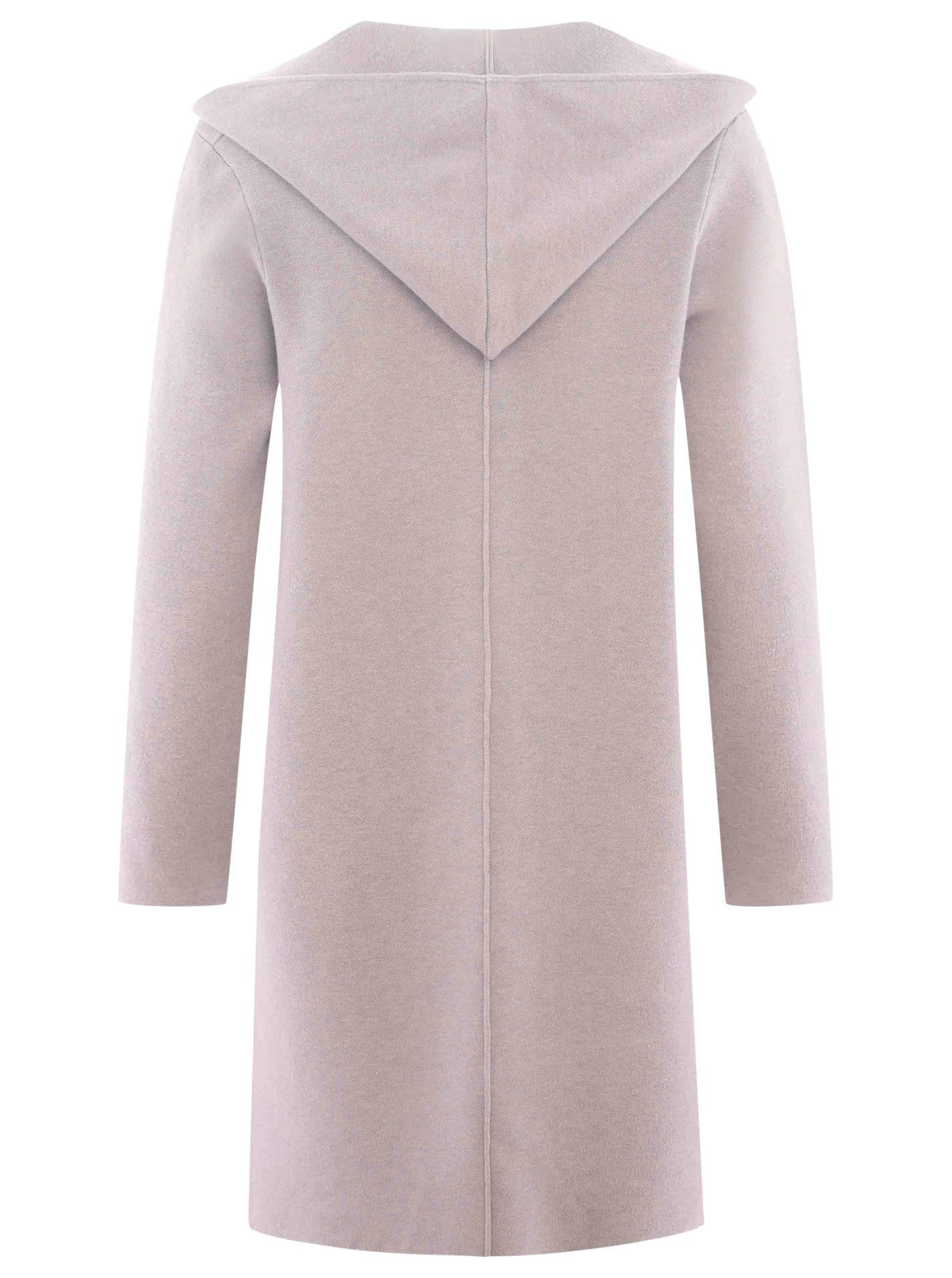 Zwillingsherz Cardigan "Janina" Kapuze, Taschen, Langarm, knielang, ohne Verschluss