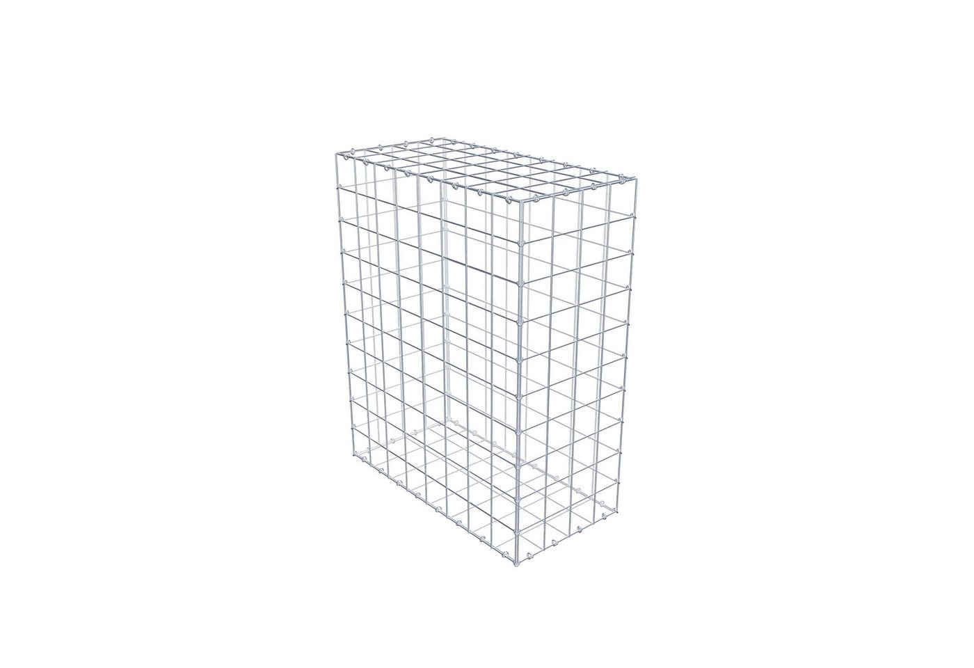 Thumbnail - Gabiona Gabionenzaun Gabione 100 cm x 80 cm x 40 cm (L x H x T), Maschenweite 10 cm x 10, (Gabione 100 cm x 80 cm x 40 c...