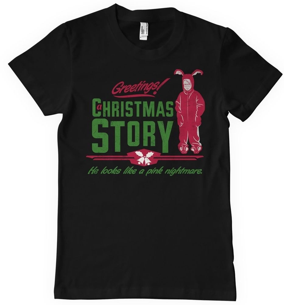 A Christmas Story T-Shirt Pink Nightmare Big Tall T-Shirt