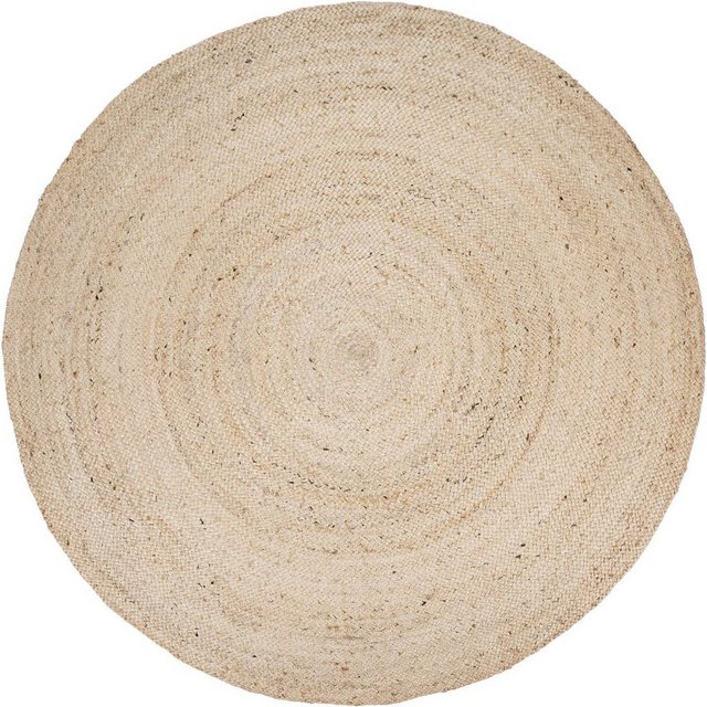 Teppich »Viborg 595«, Paco Home, rund, Höhe 9 mm, 100% Naturfaser, handgearbeitet, Boho-Style, ideal im Wohnzimmer & Schlafzimmer-Otto