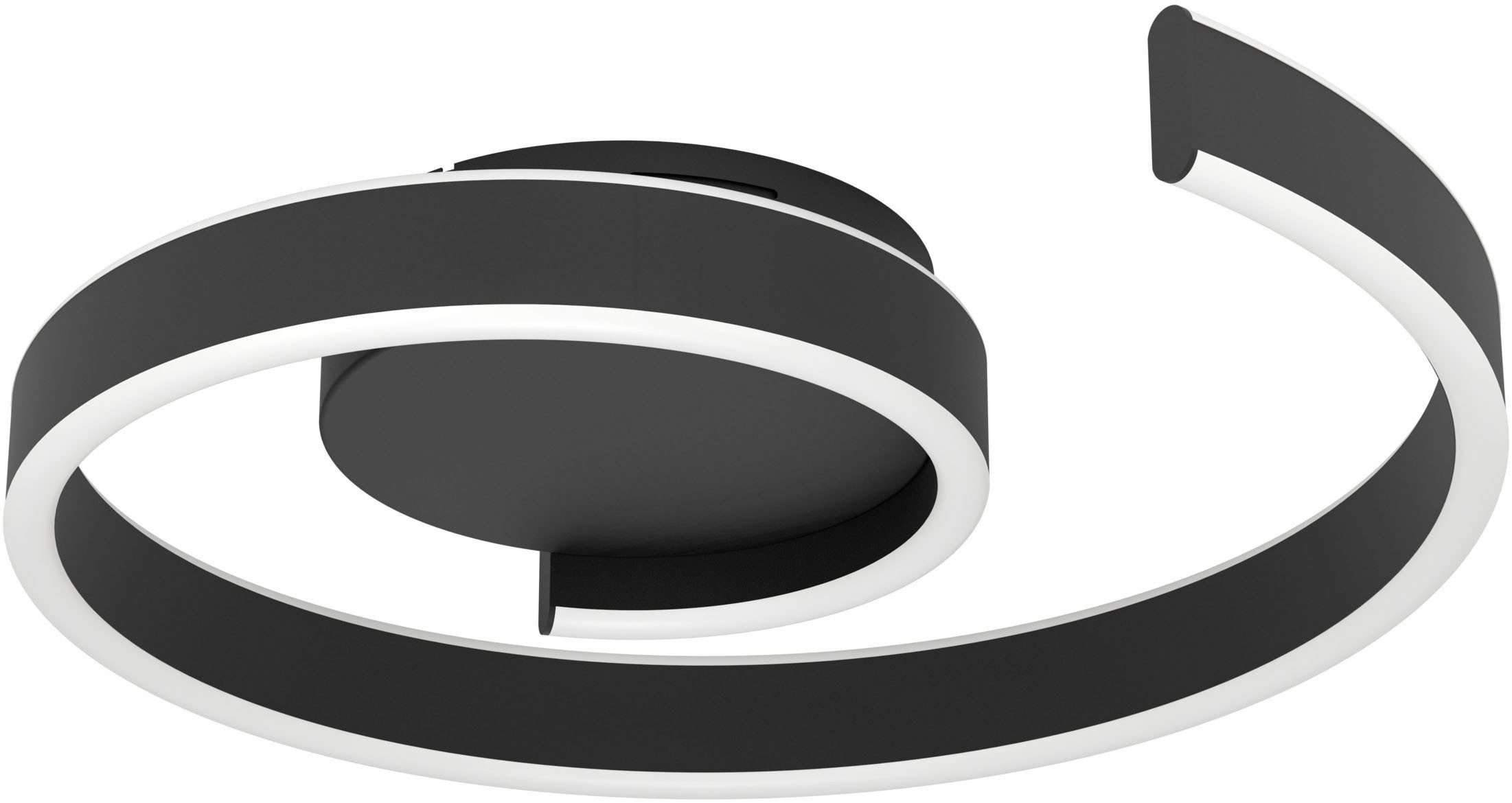 EGLO LED Deckenleuchte ANDABAIA-Z Deckenlampe - Alu, Stahl - LED - 37W - IP20, Bluetooth, CCT - über Fernbedienung, Dimmfunktion, Farbwechsel, Memoryfunktion, Nachtlichtfunktion, Weckerfunktion, dimmbar über Fernbedienung, mehrere Helligkeitsstufen, LED fest integriert, Kaltweiß, Neutralweiß, Warmweiß, Wohzimmerlampe, Esszimmerlampe, Flur, Schlafzimmer, L46,5xB39 x H7,5cm