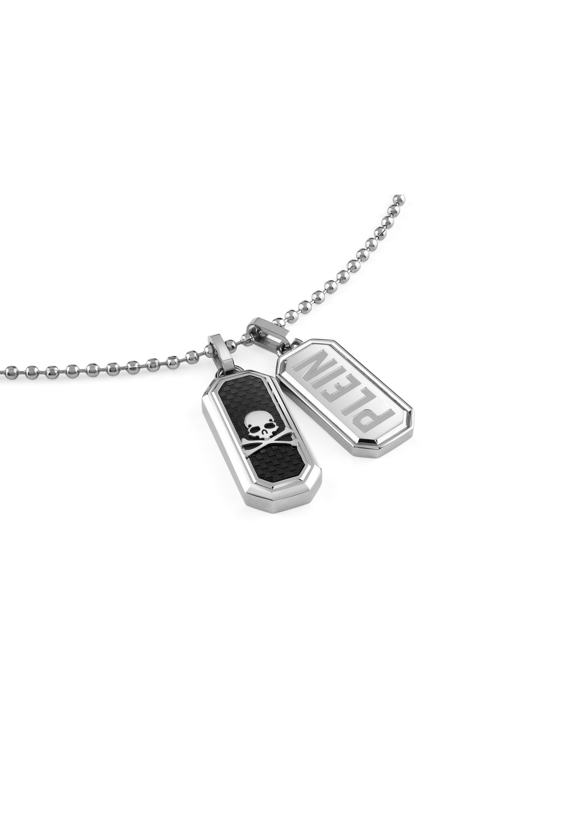 PHILIPP PLEIN Charm-Kette PLEIN DOUBLE TAG (Single item, 1-tlg., Not a set – not applicable to this product)