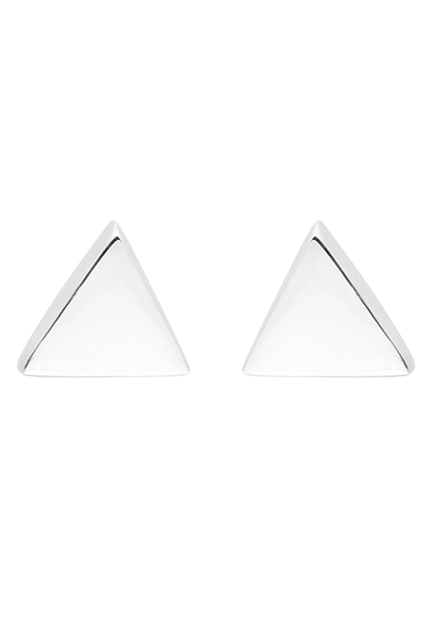 Elli Paar Ohrstecker Geo Dreieck Silber, 925 Dreieck, Geo Filigran Basic Minimal