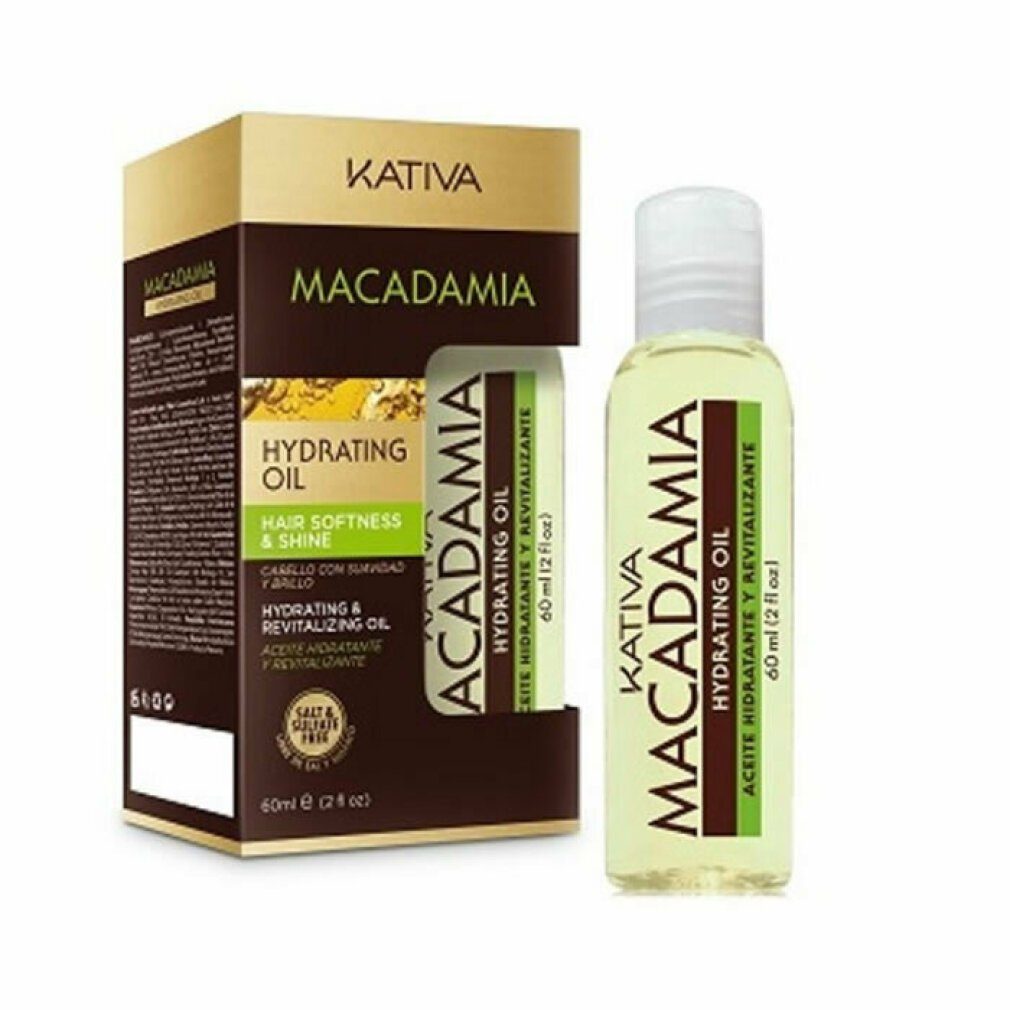 Kativa Haaröl Kativa Macadamia 60 Softness & Oil ml Shine Hydrating