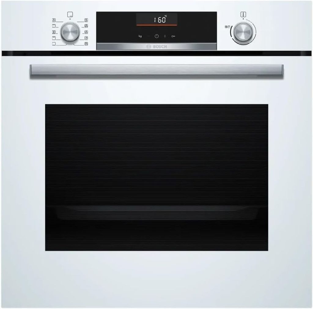 BOSCH Backofen-Set weiß AirFry Hydrolyse + PKM Flex-Induktionskochfeld Booster 60 cm NEU