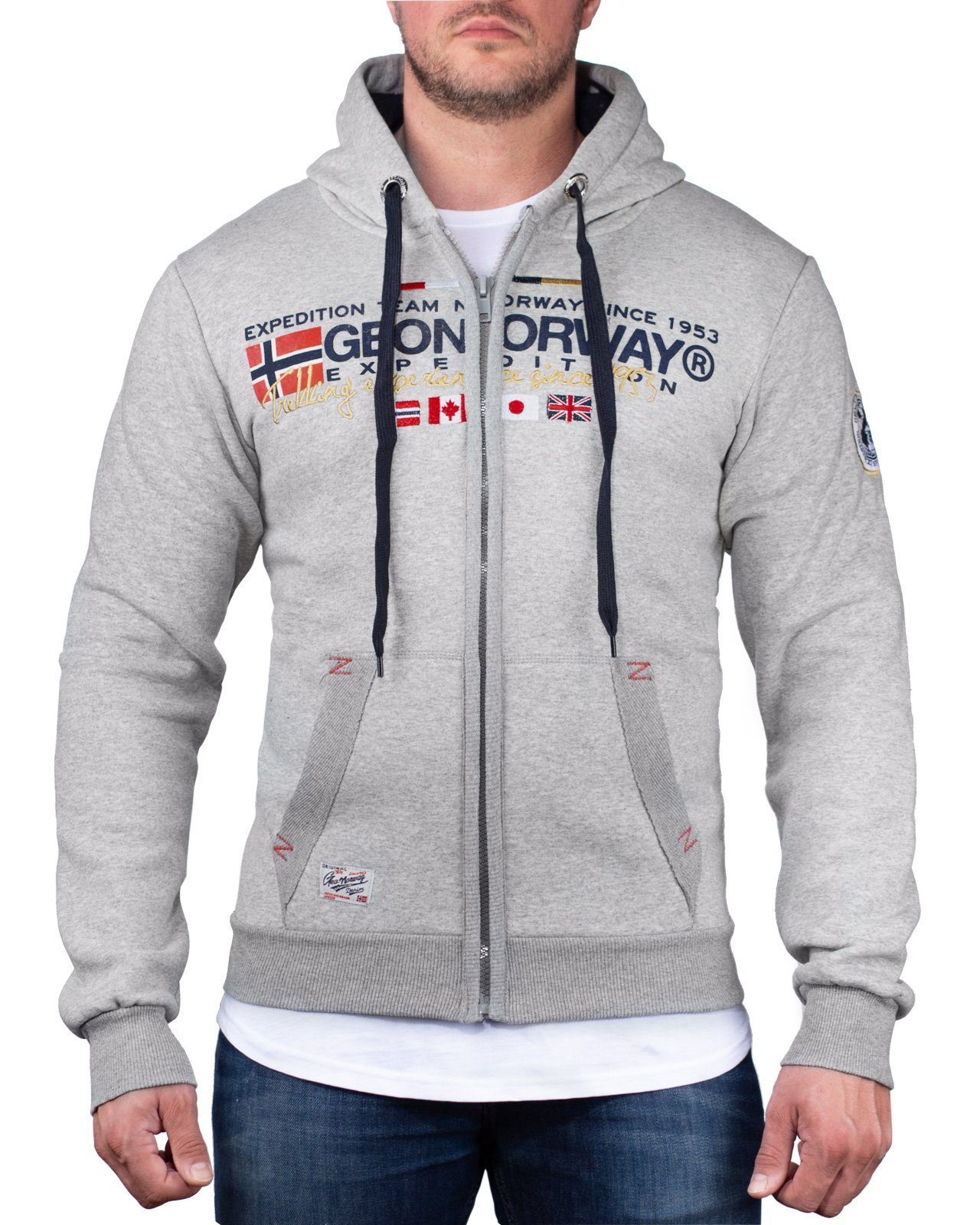 Geographical Norway Kapuzensweatjacke Herren Hoodie bagaliator (1-tlg) Design Aufdruck