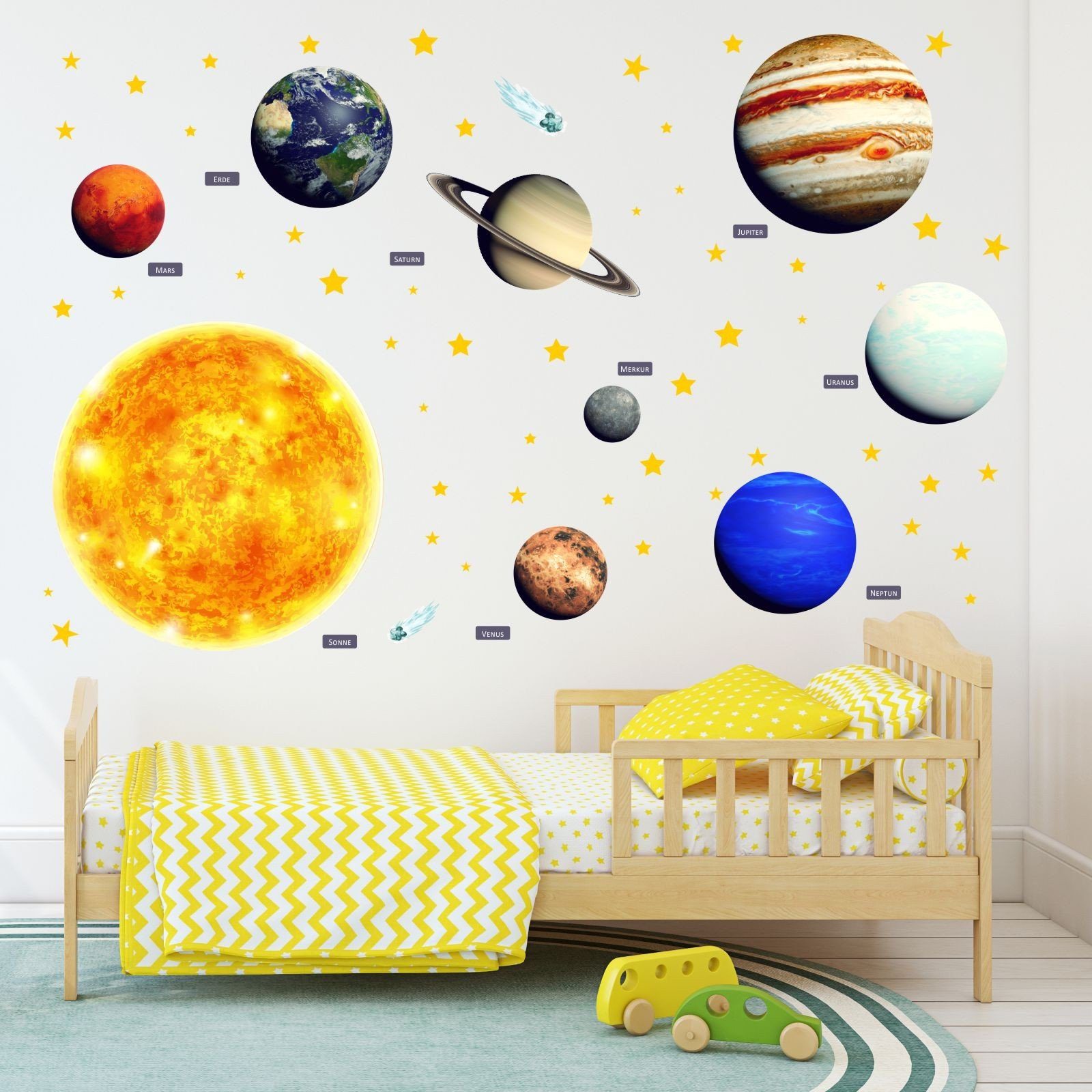 nikima Wandtattoo 164 Sonnensystem Planeten (PVC-Folie), günstig online kaufen