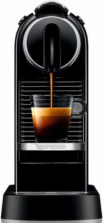 Black, Kapseln 167.B mit inkl. DeLonghi, von EN 7 Nespresso Kapselmaschine Willkommenspaket CITIZ