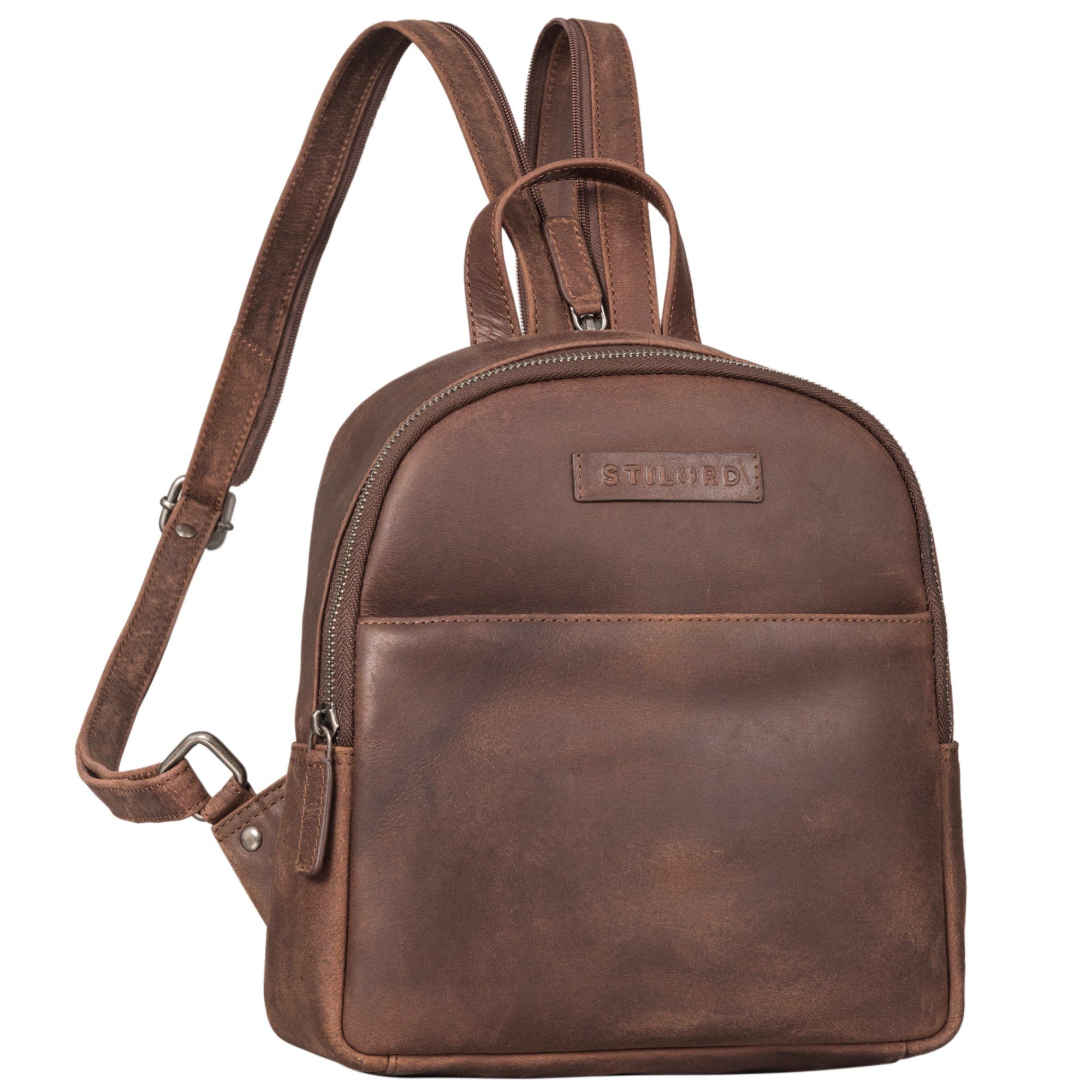 STILORD Cityrucksack "Elonora" Vintage Leder Rucksack günstig online kaufen