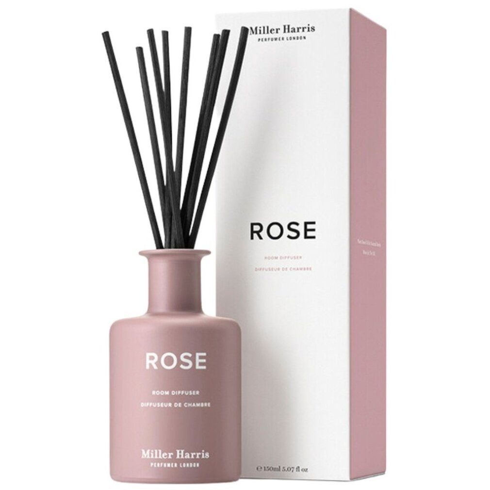 MILLER HARRIS Duftlampe Duftdiffusor, Rose, Stick, Aroma Reed