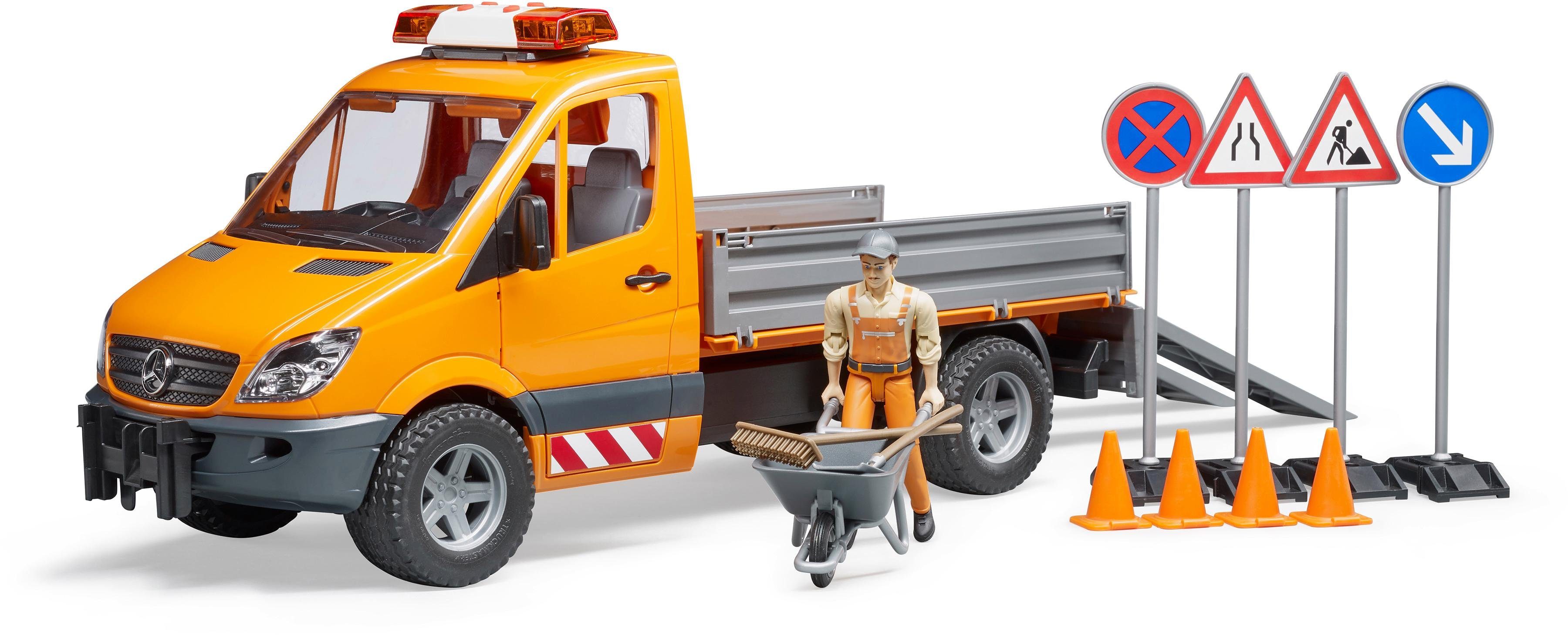 Image of BRUDER MB Sprinter Kommunal mit Zubehör Spielzeugfahrzeug, Mehrfarbig