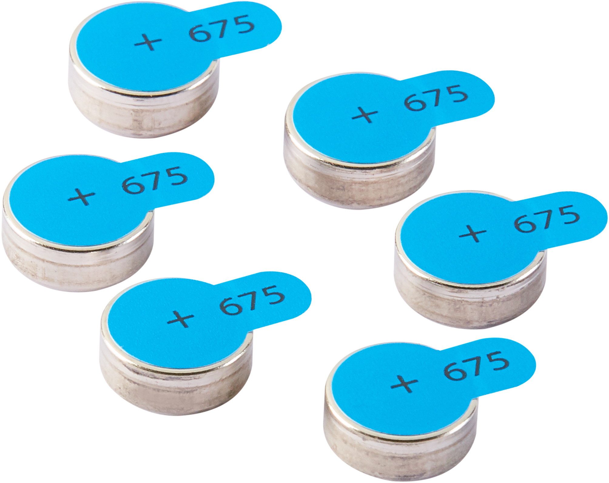 Intenso 60 Energy Ultra Typ 675 Zink-Luft Hörgerätebatterien im 6er Blister Knopfzelle