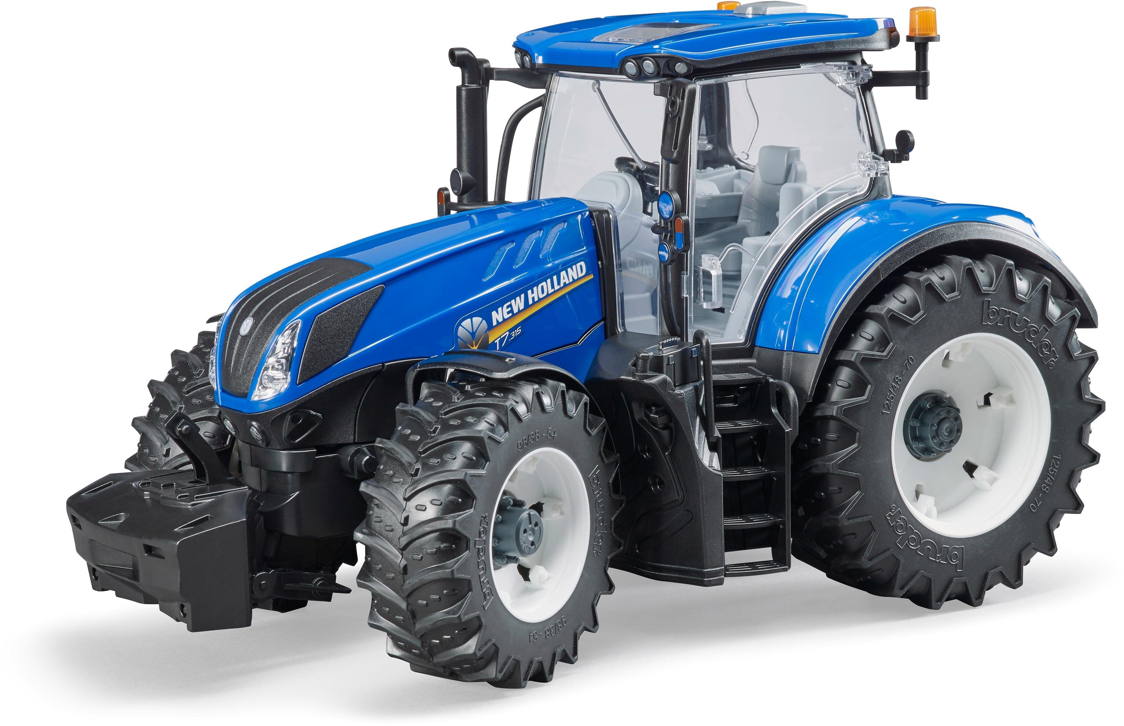 SIKU Spielzeug Modell Traktor Spielzeugtraktor New Holland mit Frontlader 1396