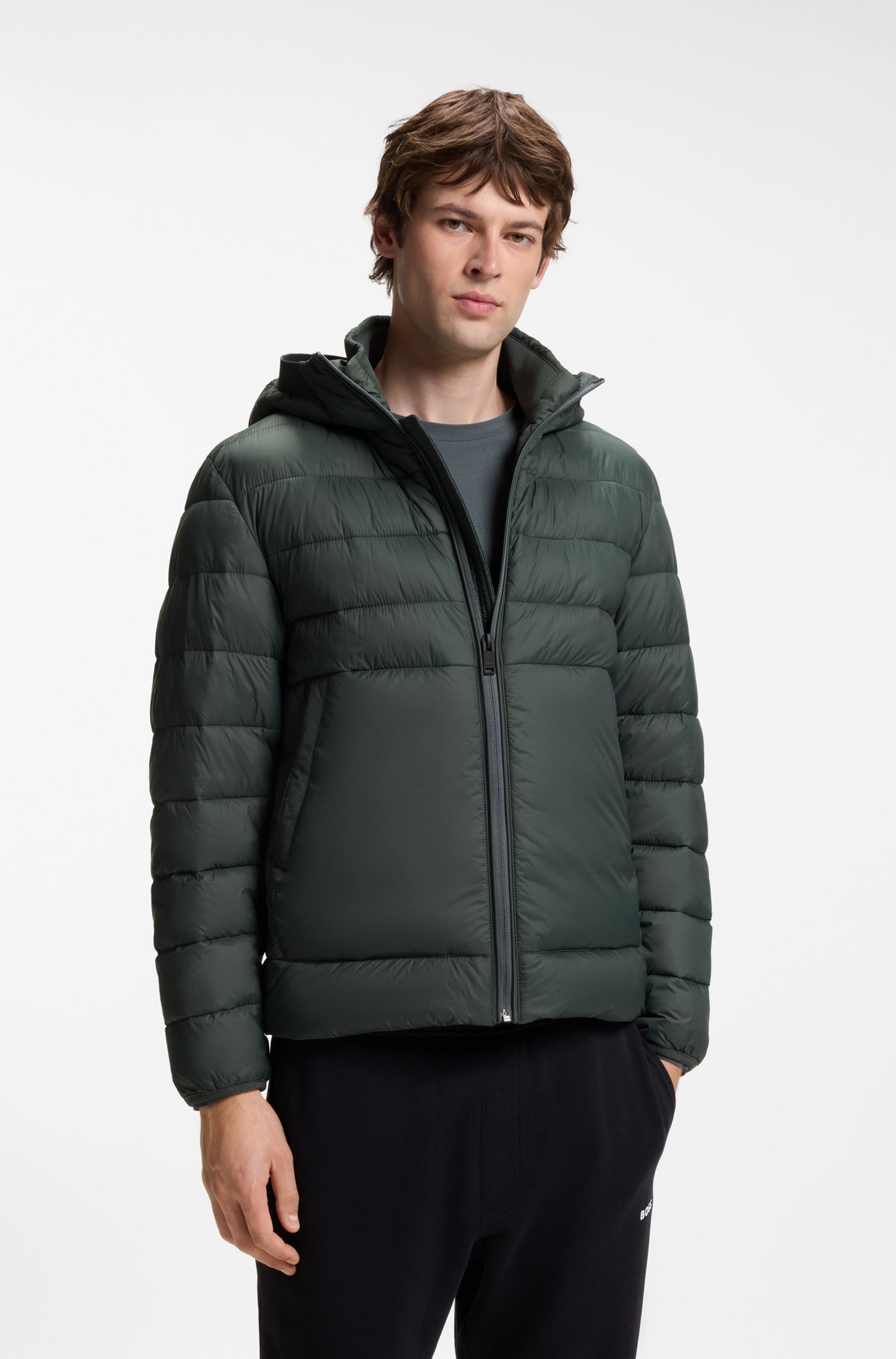 BOSS ORANGE Steppjacke Odenni mit Stehkragen, wasserabweisend