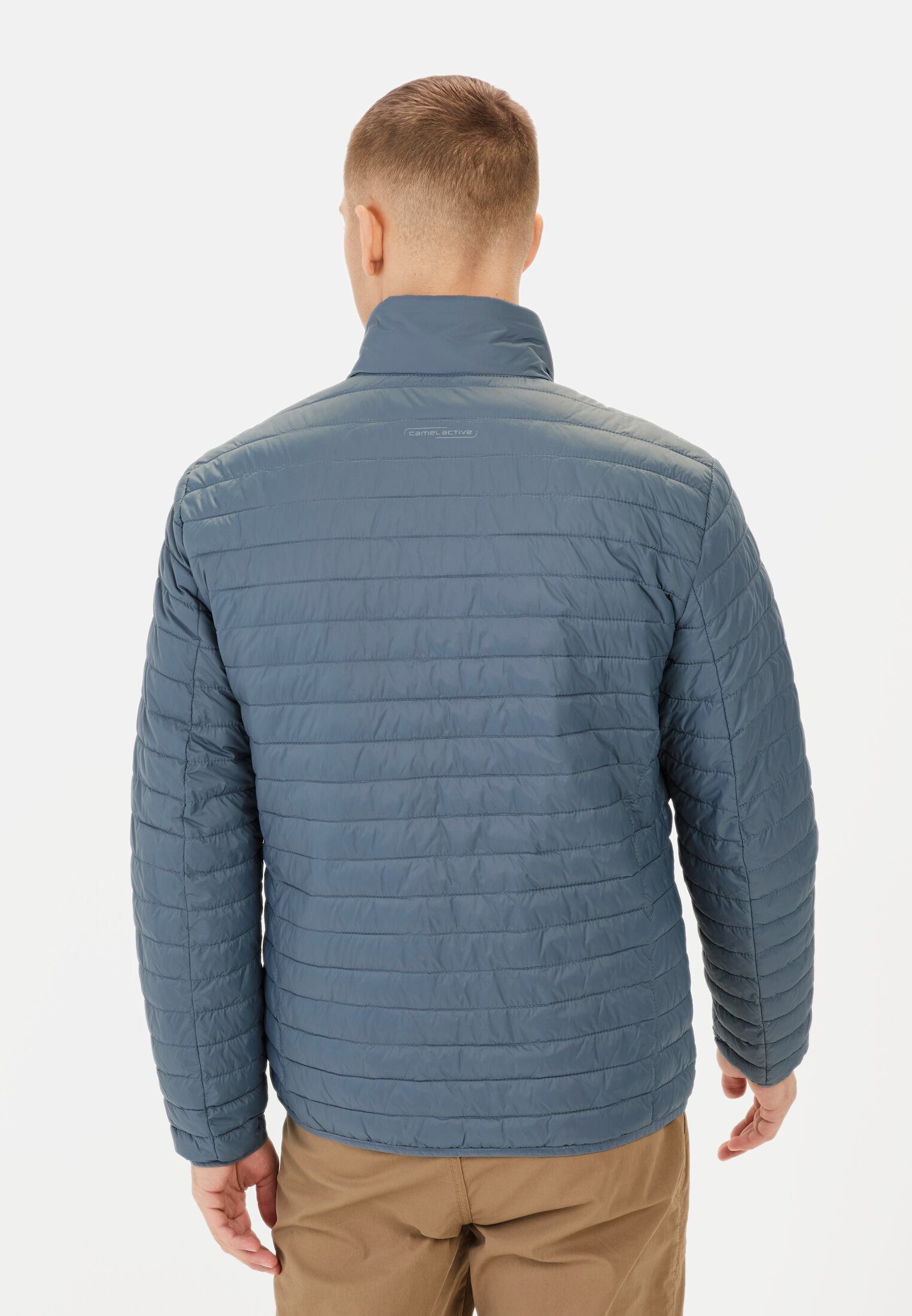 camel active Steppjacke mit Stehkragen Markenlabel günstig online kaufen