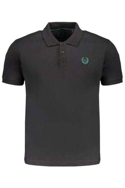GIAN MARCO VENTURI Poloshirt Stilvolles Herren-Kurzarm-Poloshirt in Schwarz günstig online kaufen