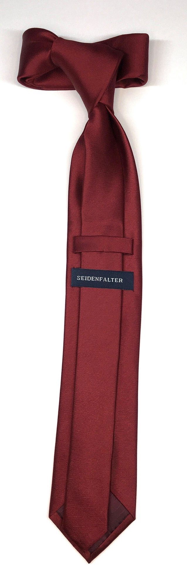 Uni Uni Krawatte edlen Krawatte Design Seidenfalter 7cm Seidenfalter Seidenfalter Krawatte Bordeaux im