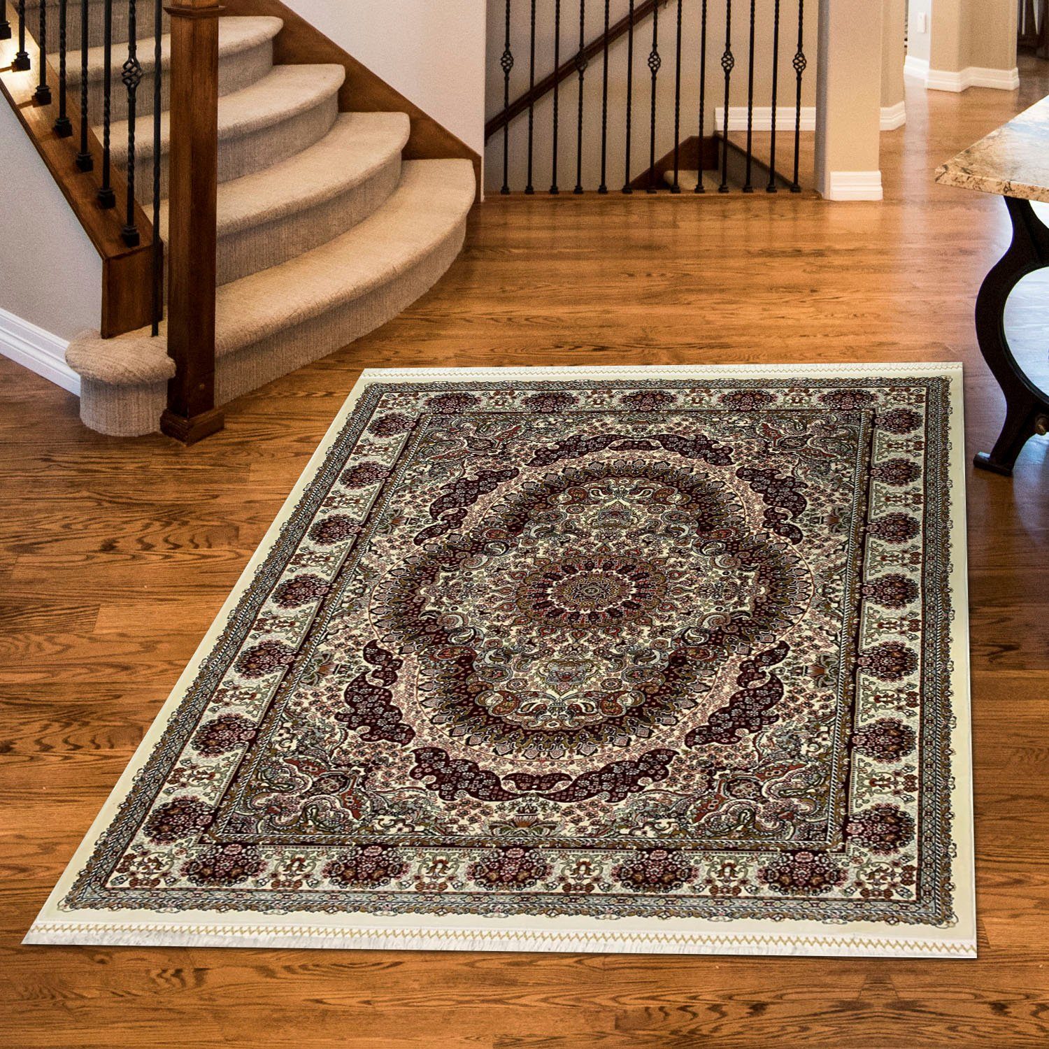 Teppich Hürrem 1021, of mit Kurzflor, Voice mm, RESITAL rechteckig, Fransen Orient-Optik, Carpet, 9 Höhe: The gewebt