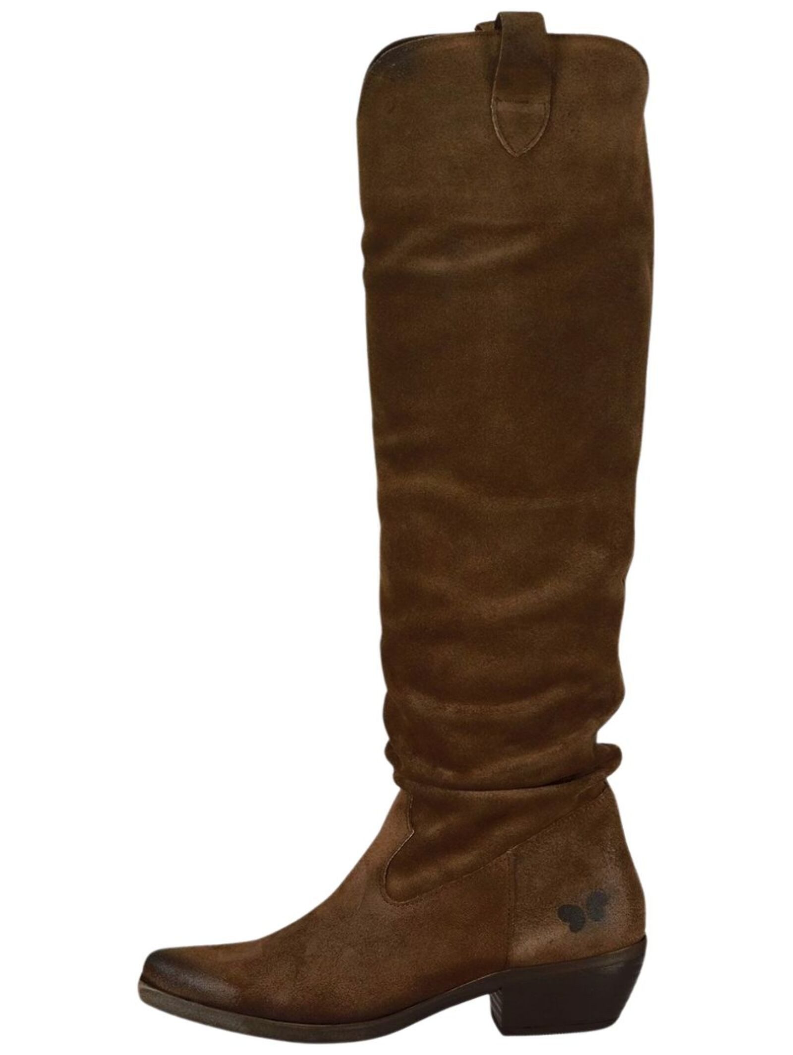 Felmini Stiefel Veloursleder . Bikerboots günstig online kaufen