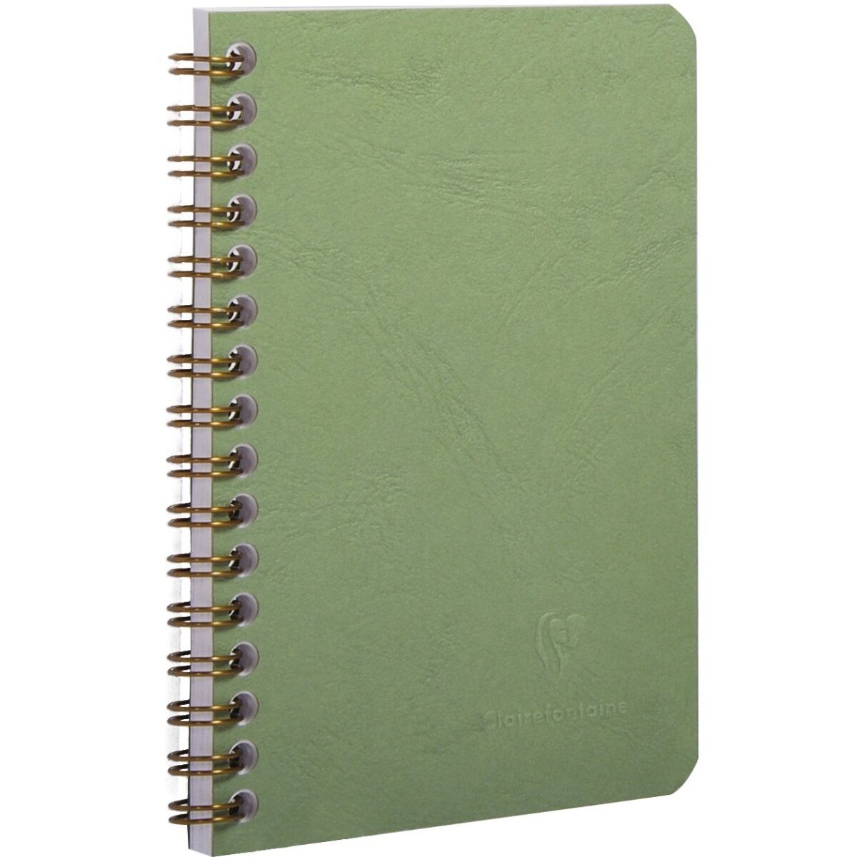 CLAIREFONTAINE Notenblock Spiralbuch A4 Agebag liniert mit Rand 50 Blatt grün