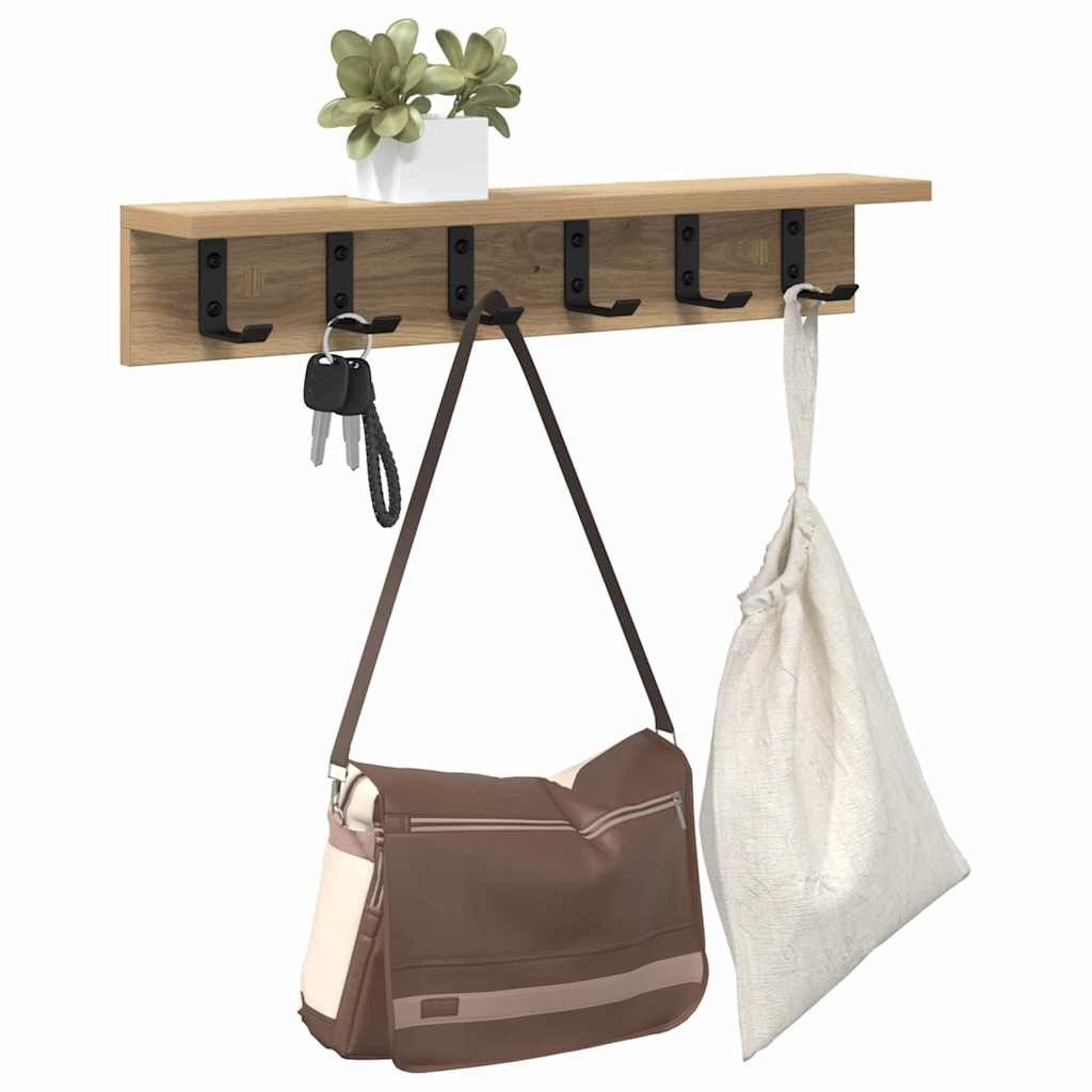 vidaXL Regal Wandmontierter Kleiderständer mit Regal günstig online kaufen