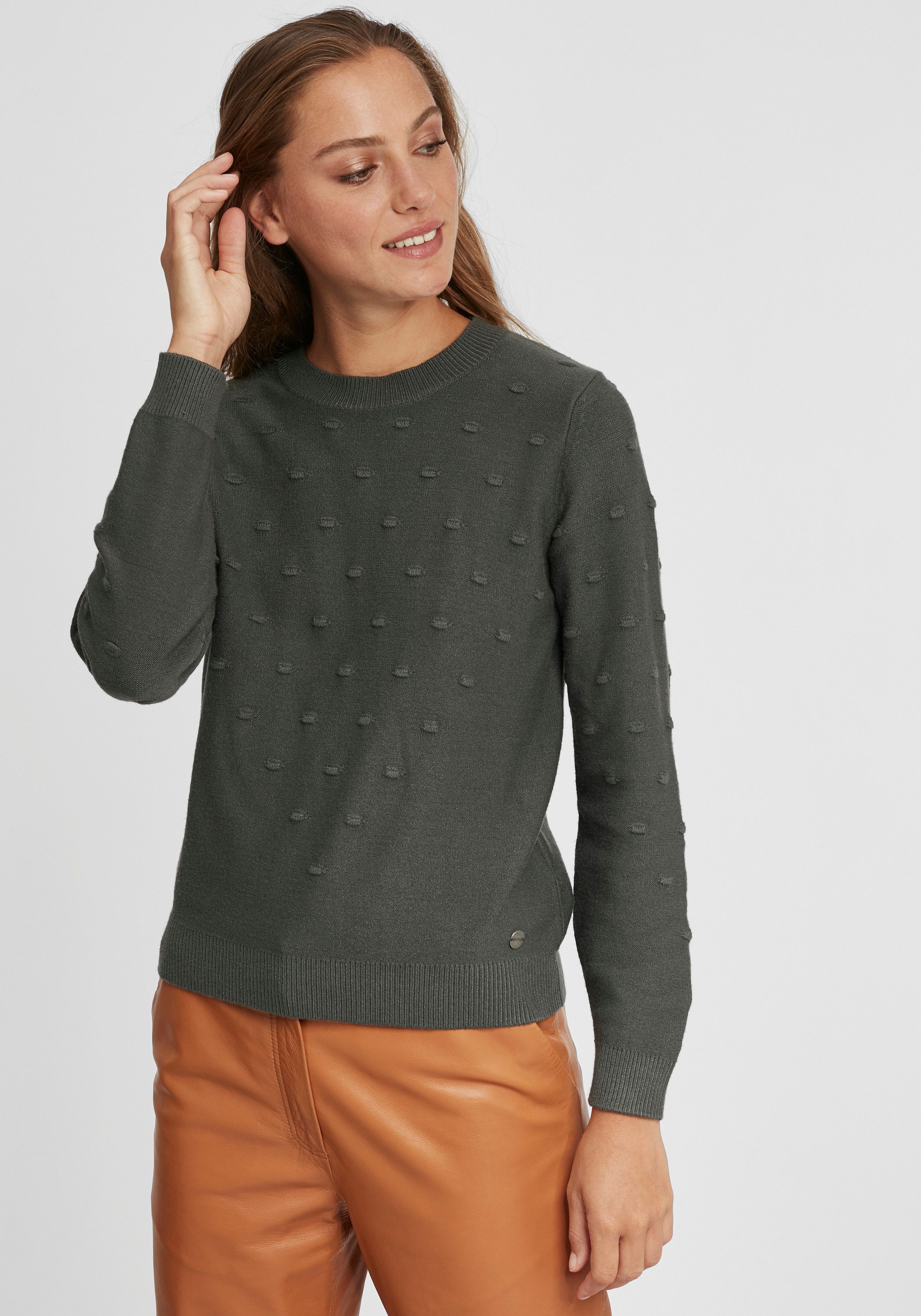 OXMO Strickpullover OXDotta Strickpullover in Feinstrick günstig online kaufen