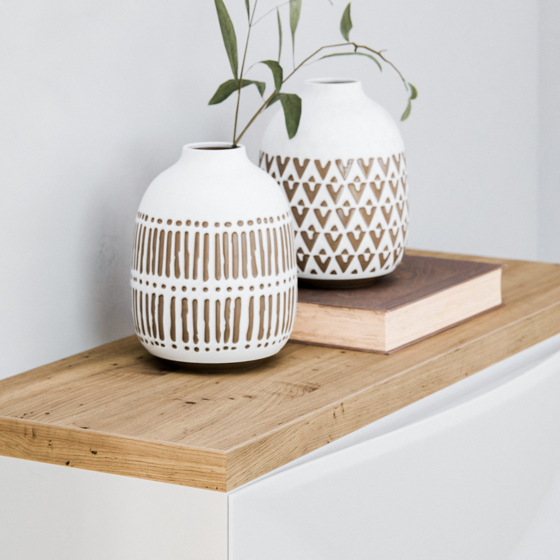 Clutter Cover cover plate for Trones shoe cabinet, oak-style wooden panel, top plate for placing on top