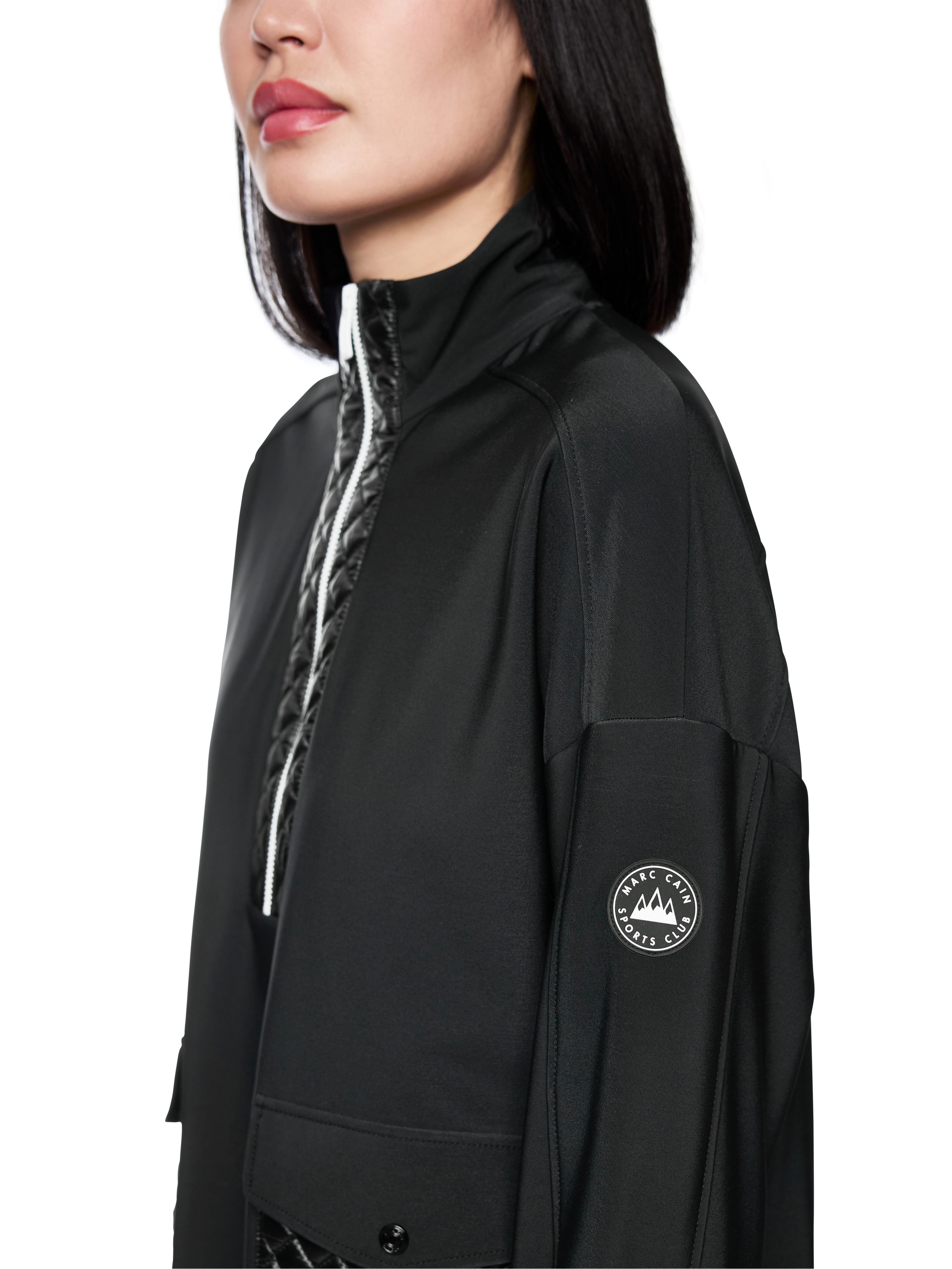 Marc Cain Sweatshirt Ski is the Limit Premium Damenmode mit Stehkragen und günstig online kaufen