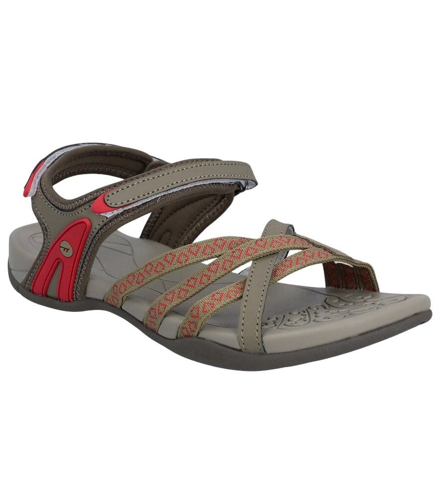 Hi-Tec Savanna II taupe/olive/sunset Damen Sandale günstig online kaufen