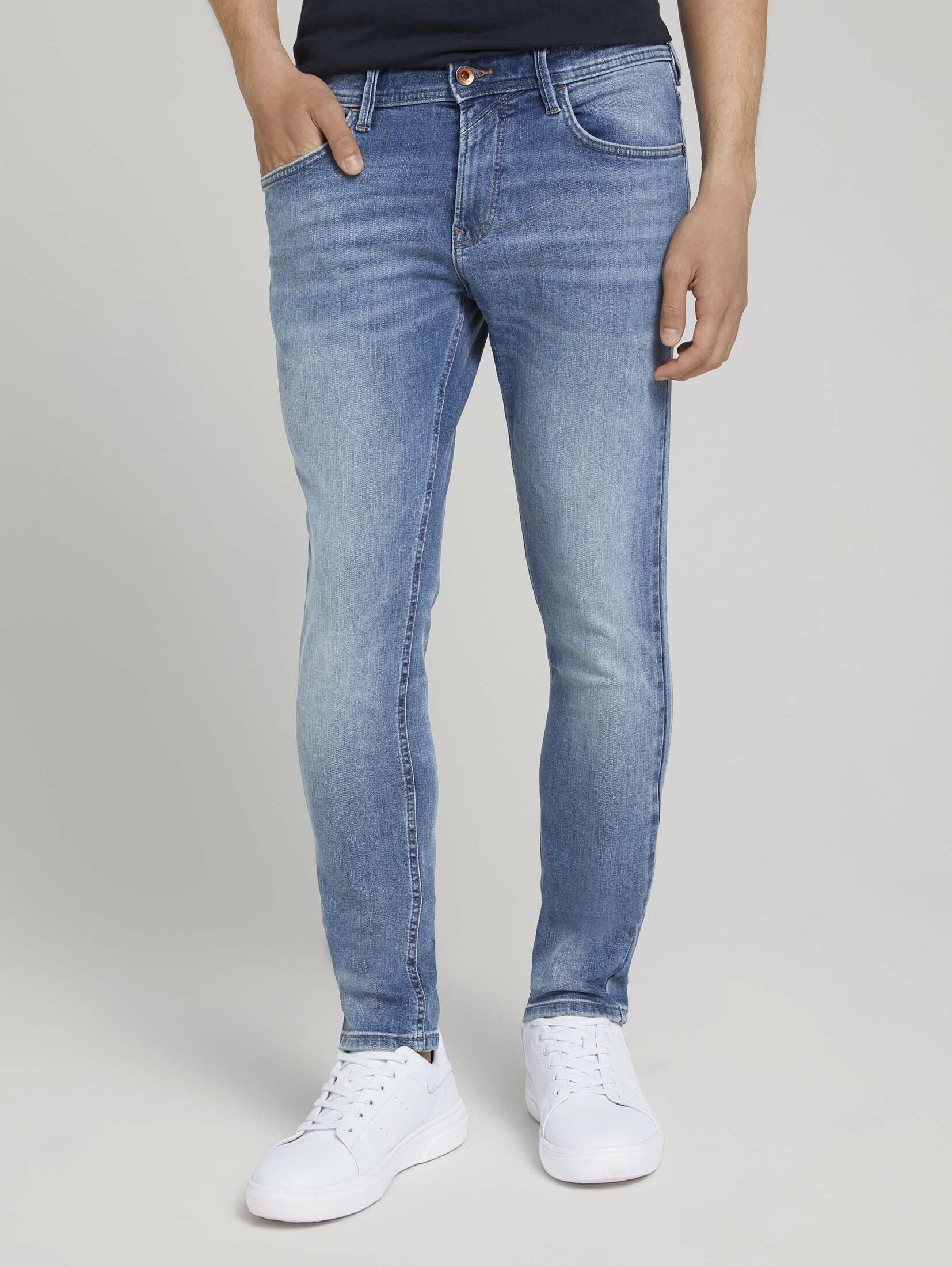 Denim TOM Bio-Baumwolle Skinny Straight-Jeans Culver TAILOR Jeans mit