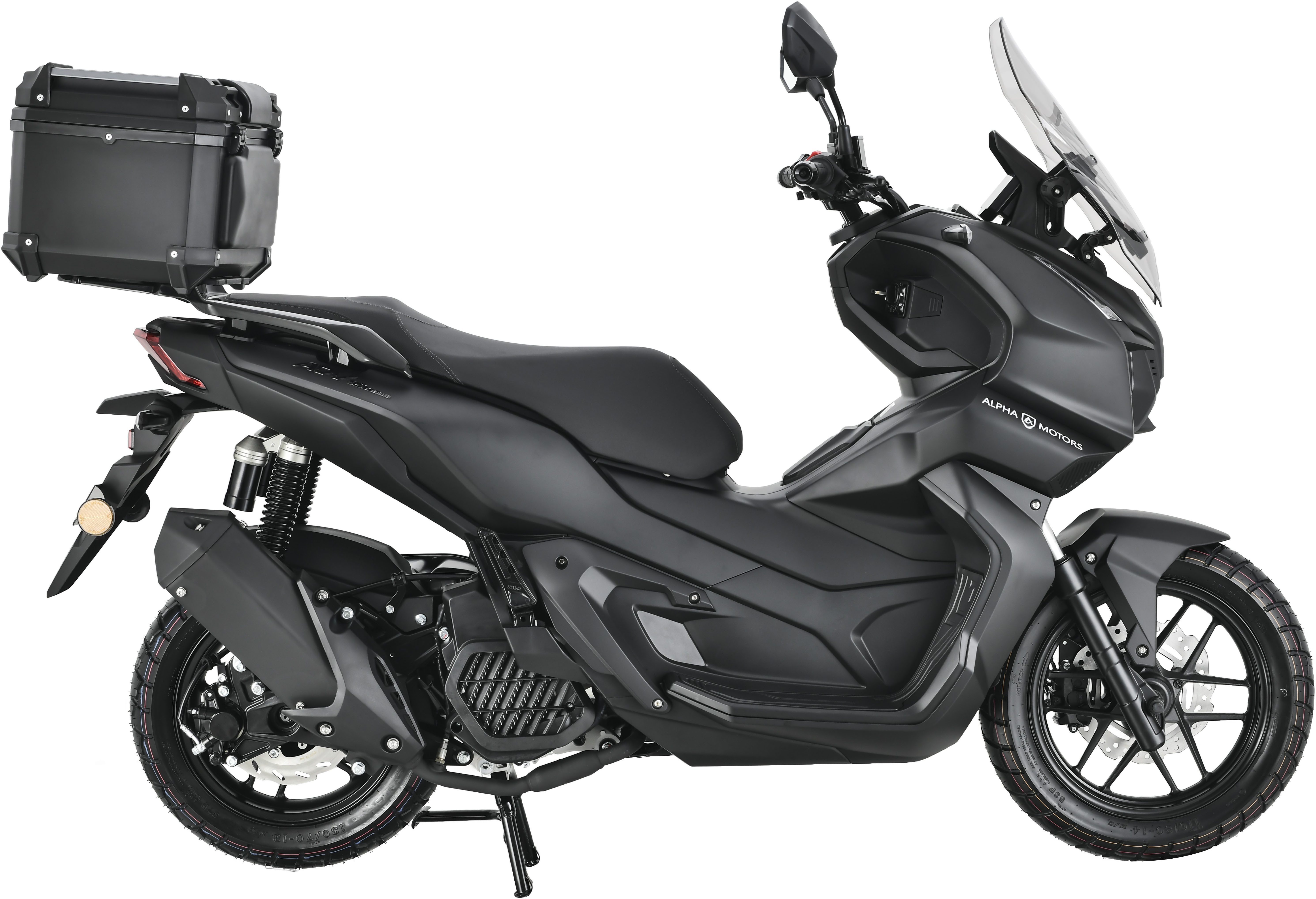 Alpha Motors Motorroller ADV X-treme 125 ccm EURO 5+ (mit/ohne Topcase), 125 ccm, 90 km/h, Euro 5