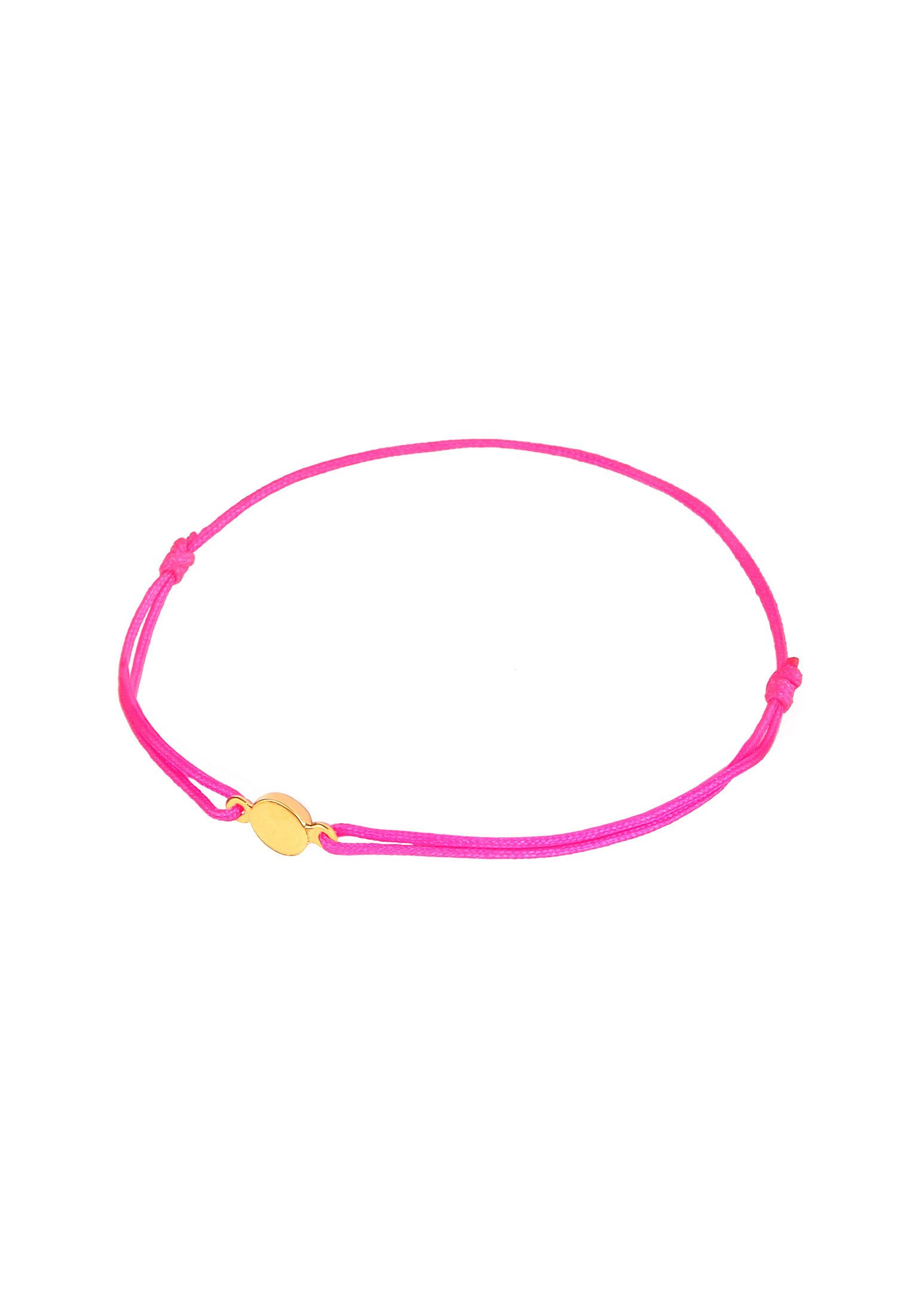 Elli Armband Nylonband Plättchen Anhänger 925 günstig online kaufen