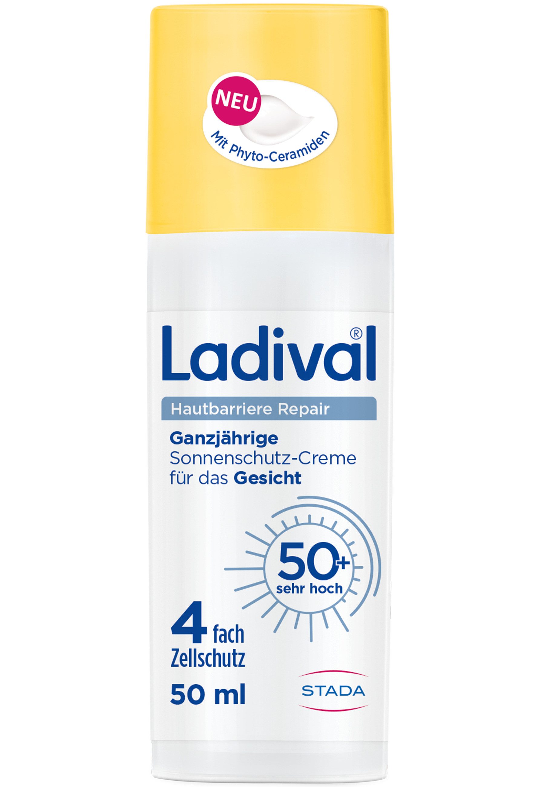 Ladival Sonnenschutzcreme Hautbarriere Repair Sonnenschutz-Creme Gesicht LSF 50+, 1-tlg.