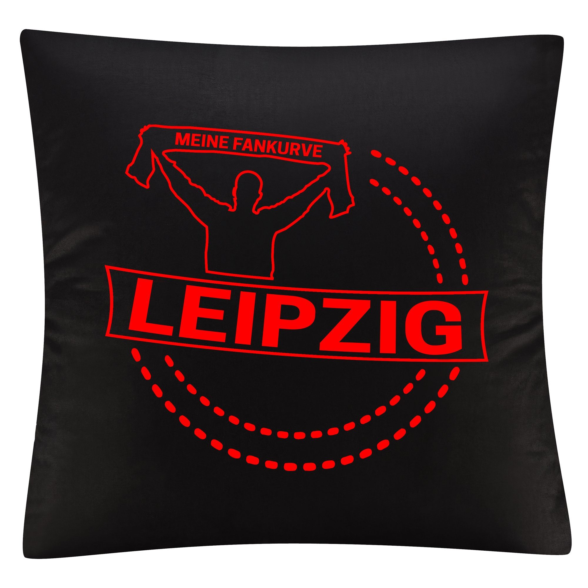 multifanshop Kissenbezug Leipzig - Meine Fankurve - Kissen günstig online kaufen