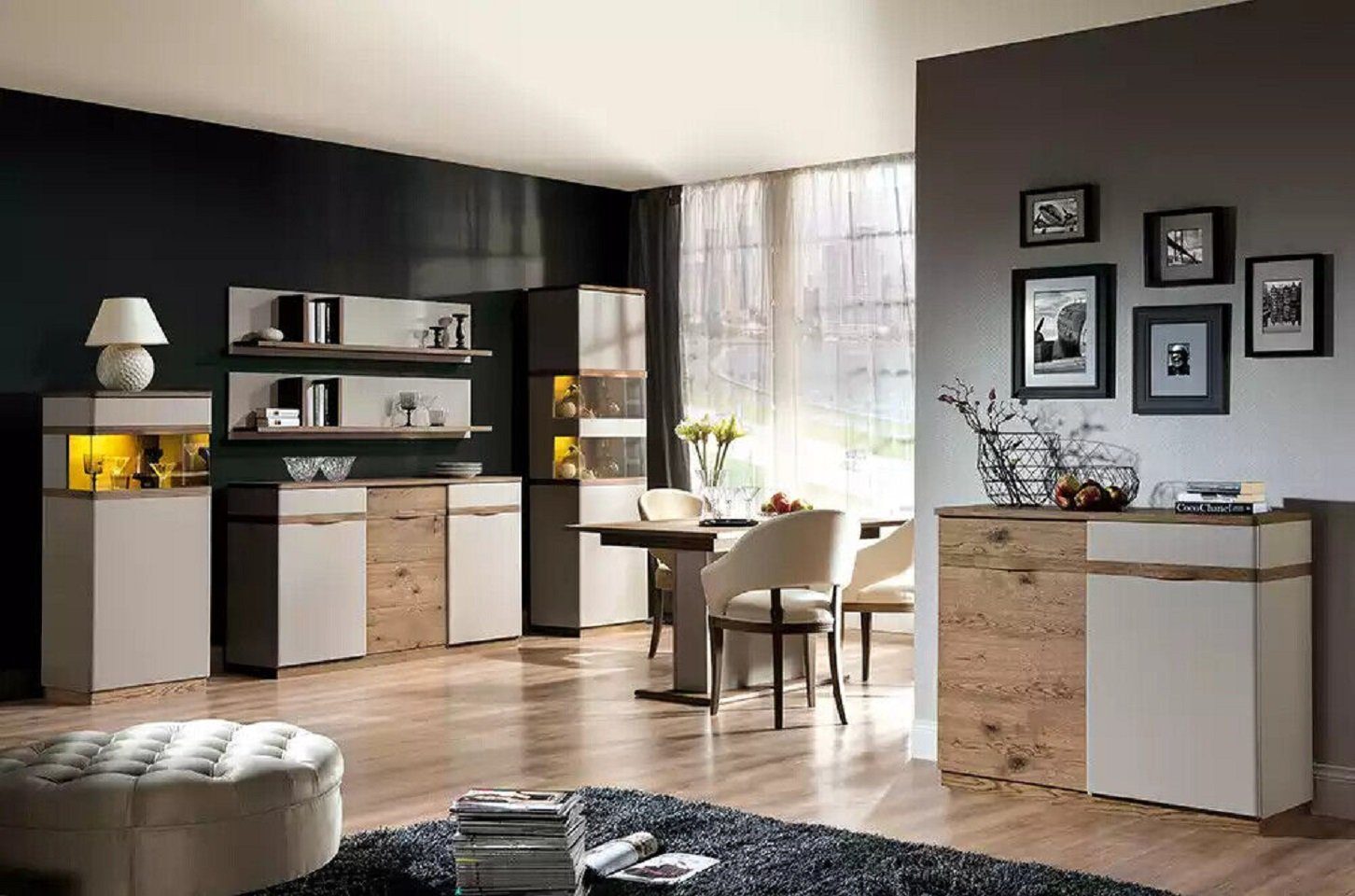 Europe Wohnzimmer (1 mit JVmoebel Modern Kommoden), in Design Made St., Kommode 4 Schubladen Kommode