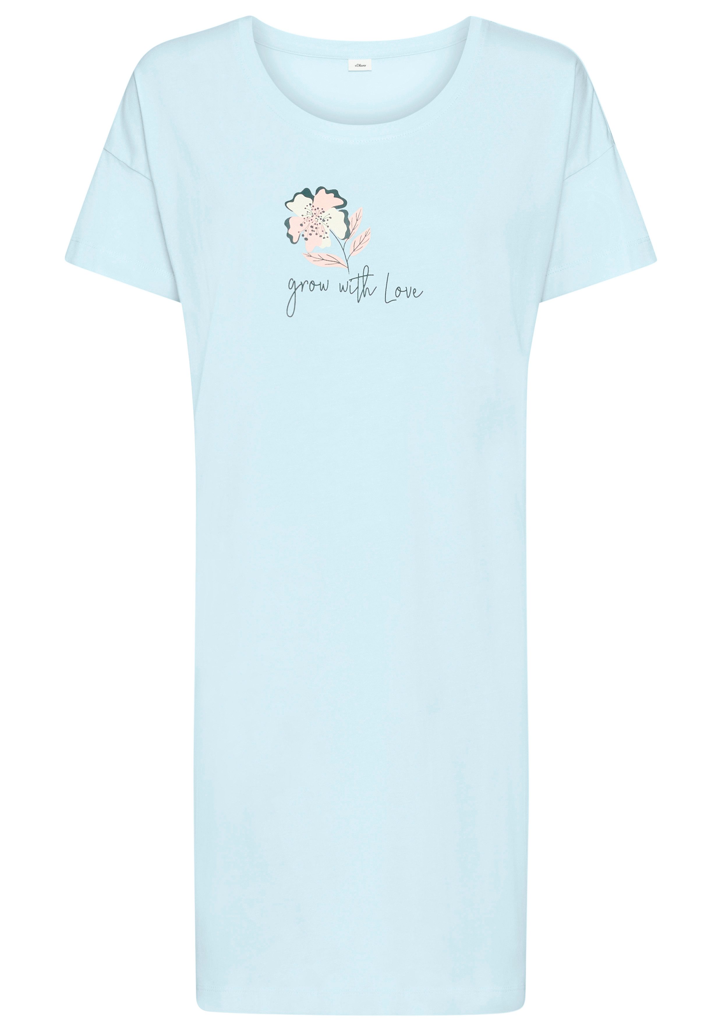 s.Oliver Sleepshirt schöner Frontdruck – Bild 2 von 5