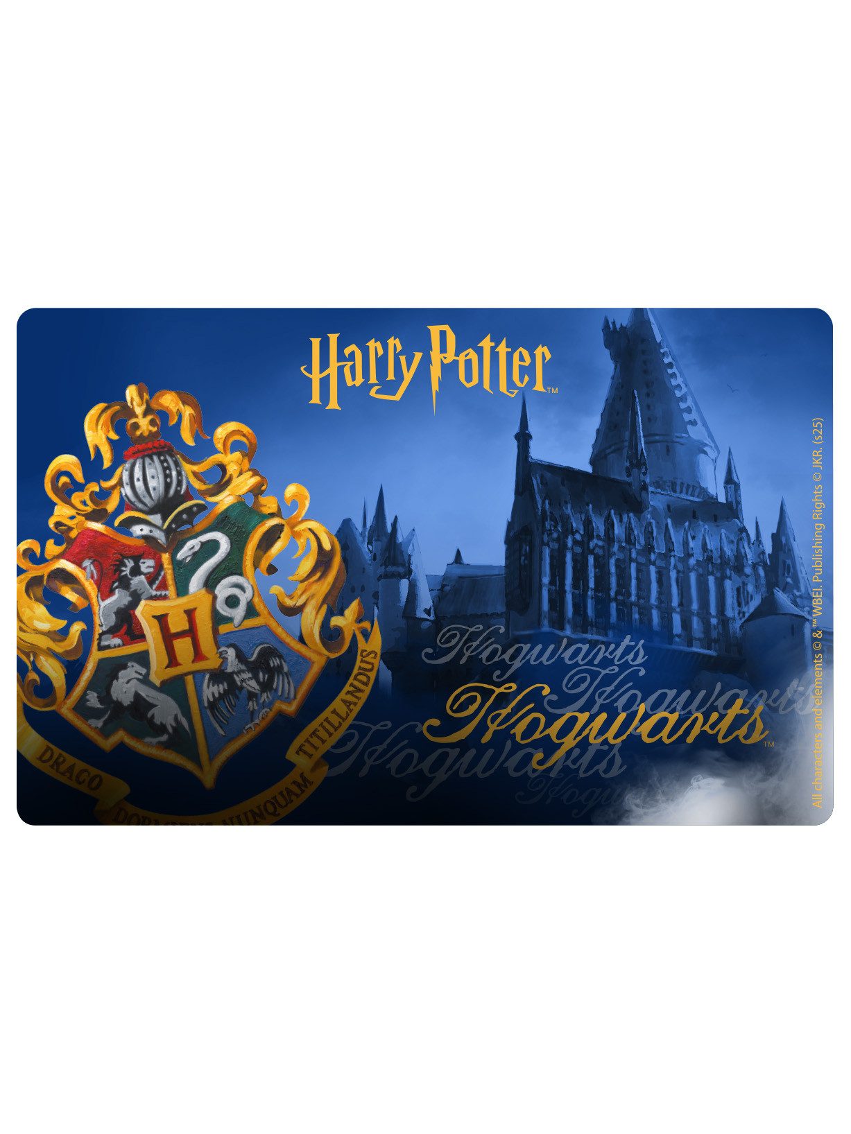 United Labels® Lunchbox Harry Potter Brotdose Hogwarts Lunchbox Butterbrotdose mit Trennwand, Kunststoff (PP)